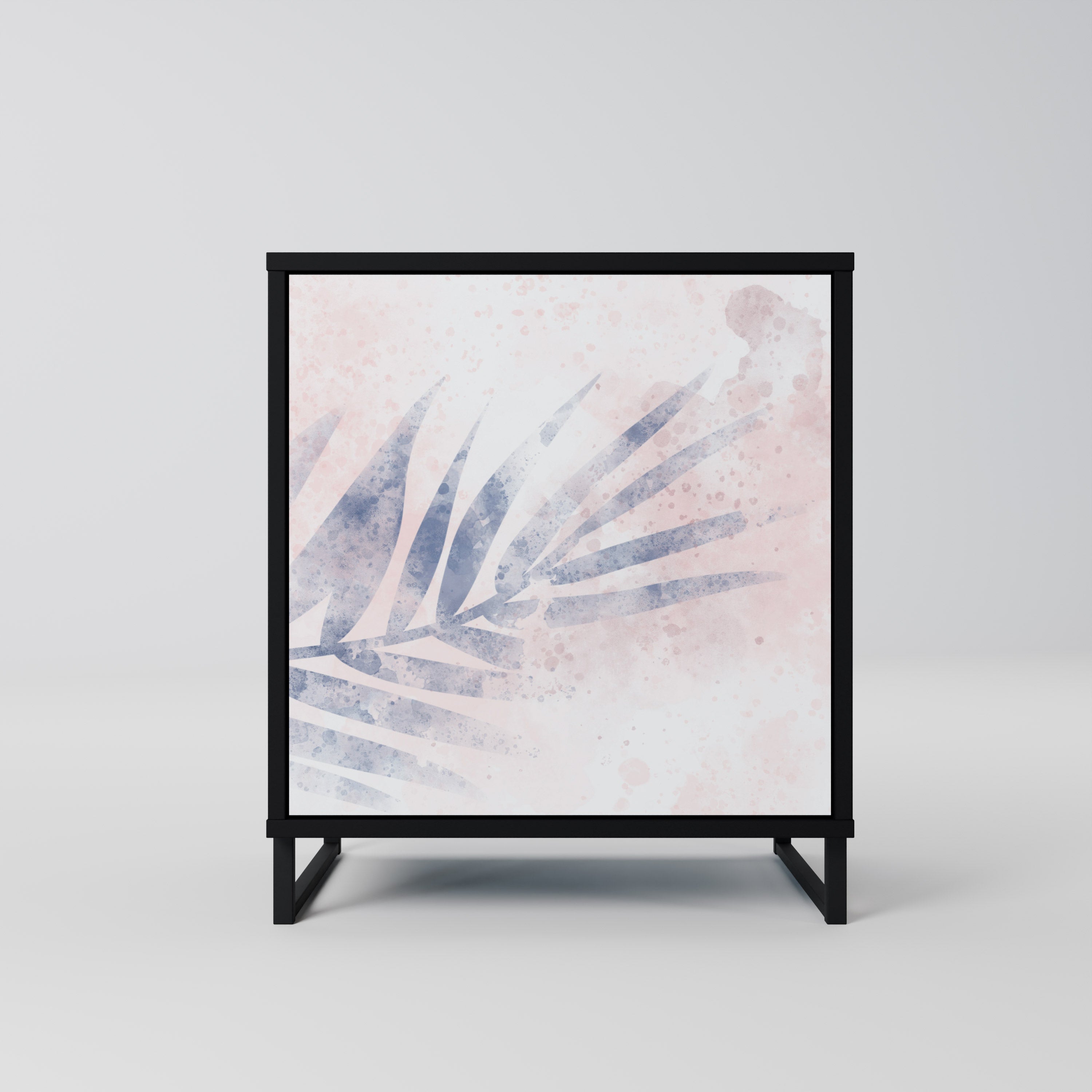 Aparador TIMELESS FLOAT de 1 puerta en acabado negro