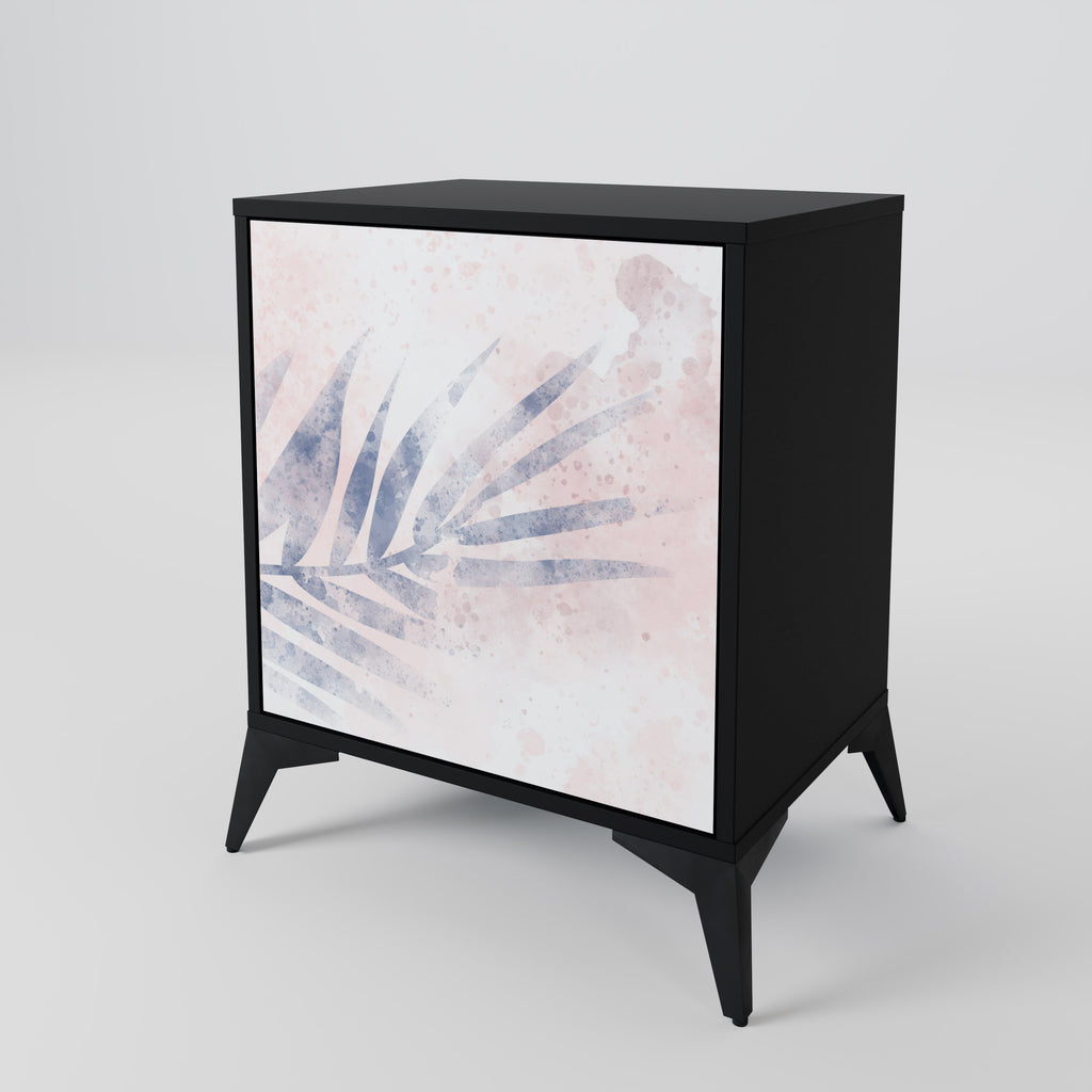 Aparador TIMELESS FLOAT de 1 puerta en acabado negro