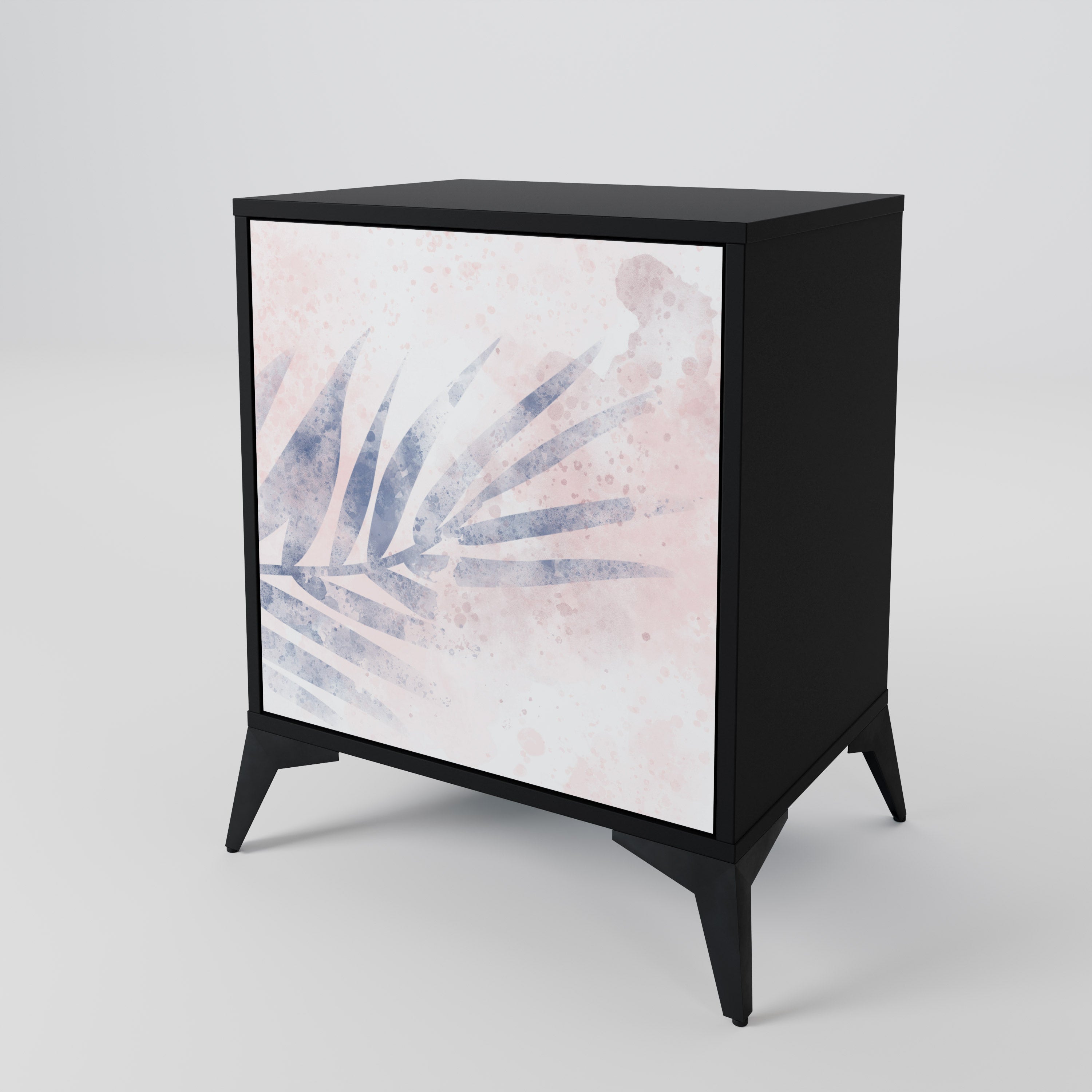 Aparador TIMELESS FLOAT de 1 puerta en acabado negro