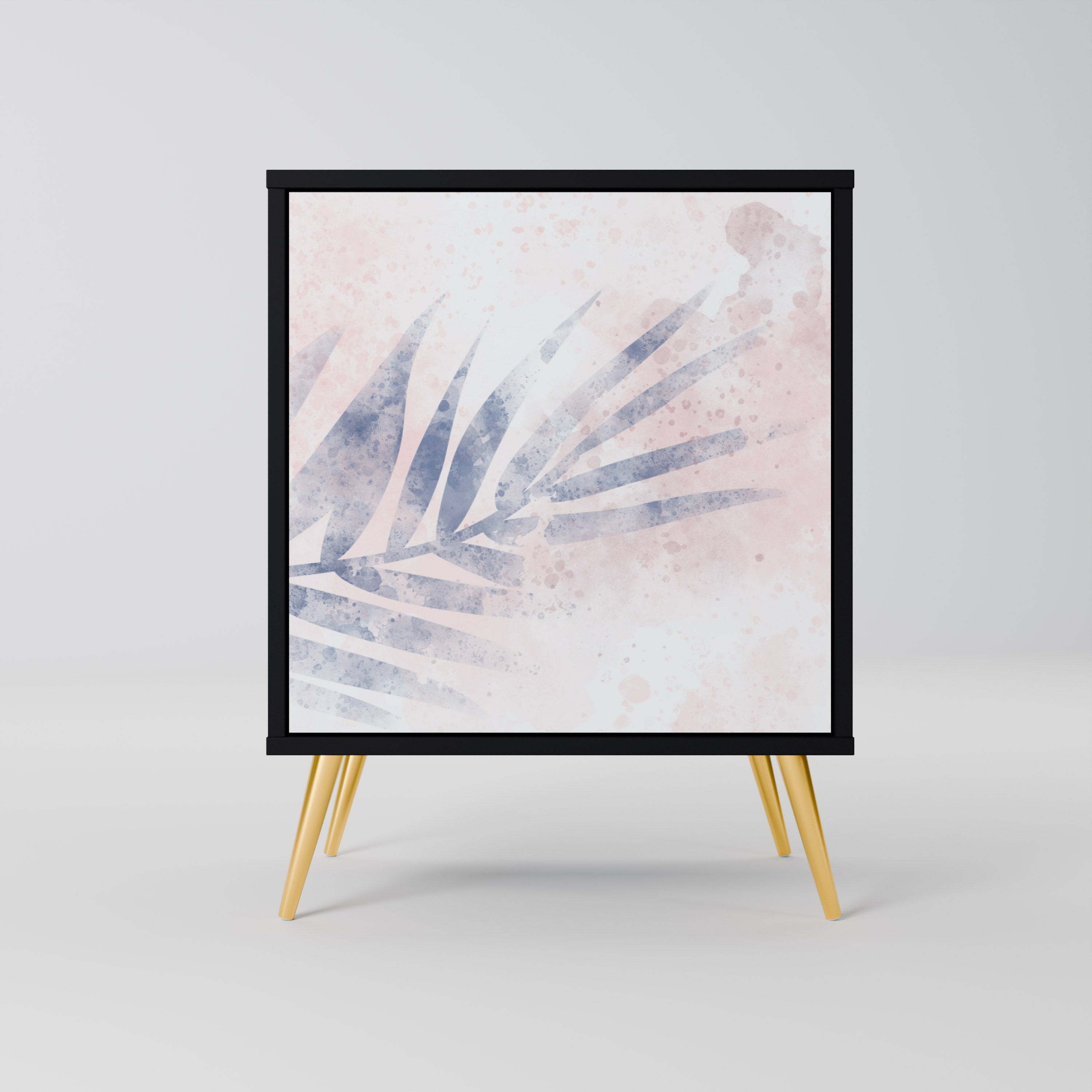 Aparador TIMELESS FLOAT de 1 puerta en acabado negro