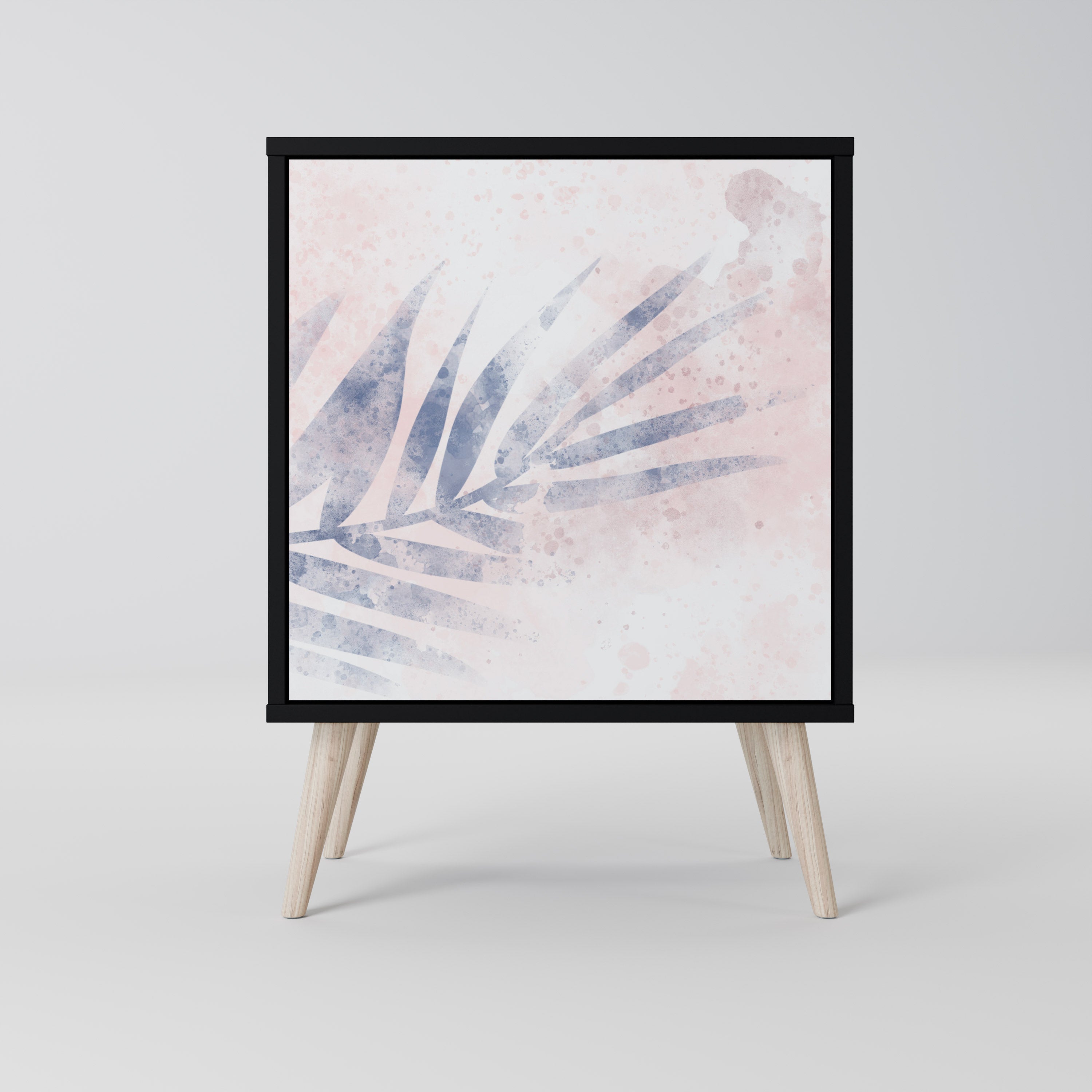 Aparador TIMELESS FLOAT de 1 puerta en acabado negro