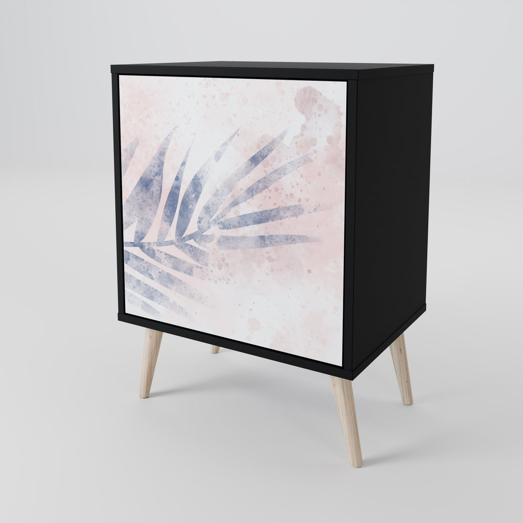 Aparador TIMELESS FLOAT de 1 puerta en acabado negro
