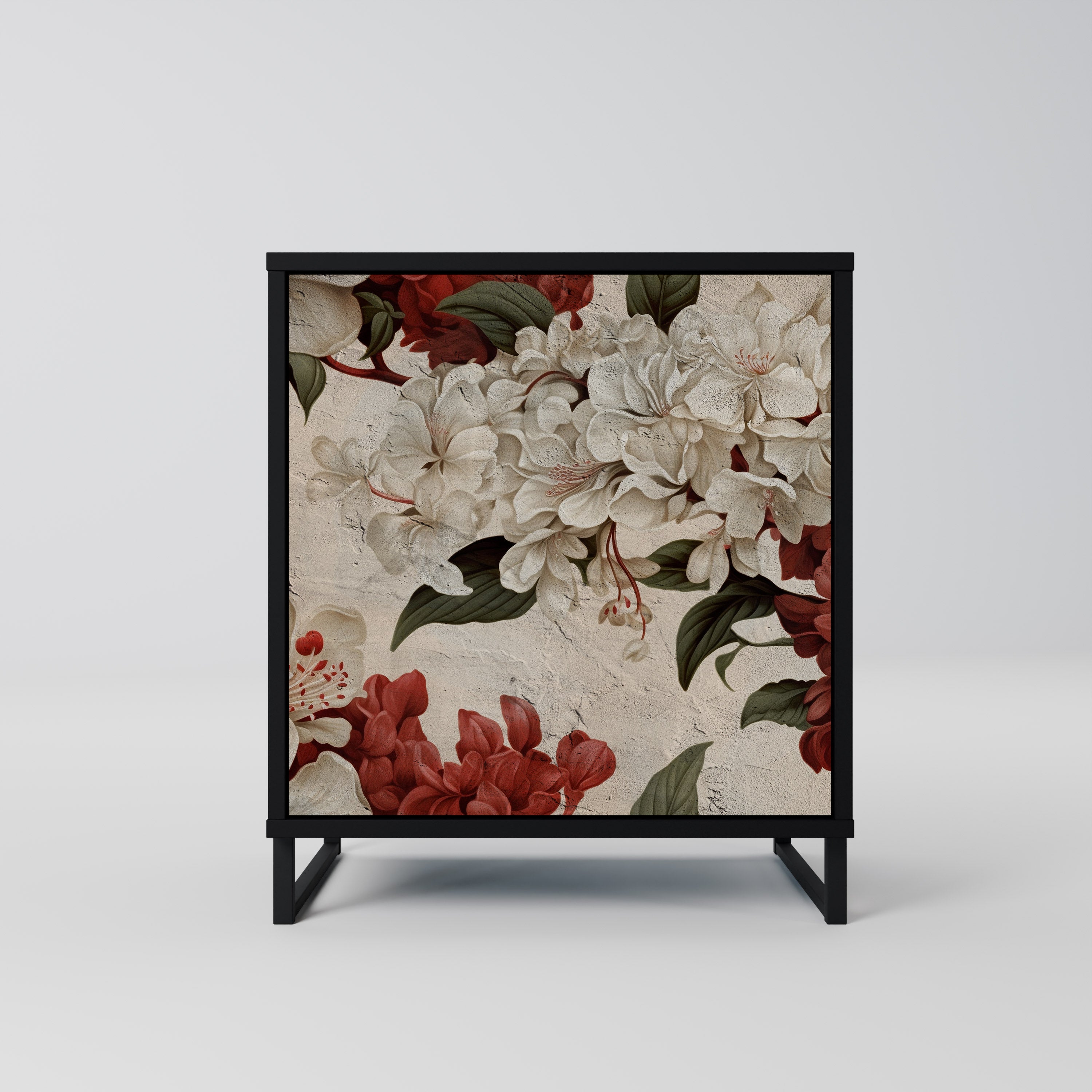 Aparador EPHEMERAL DAYS de 1 puerta en acabado negro