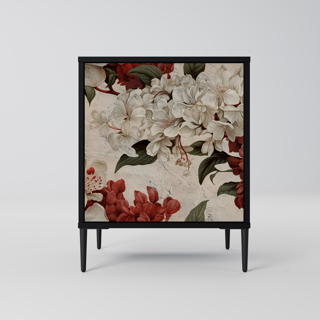 Aparador EPHEMERAL DAYS de 1 puerta en acabado negro