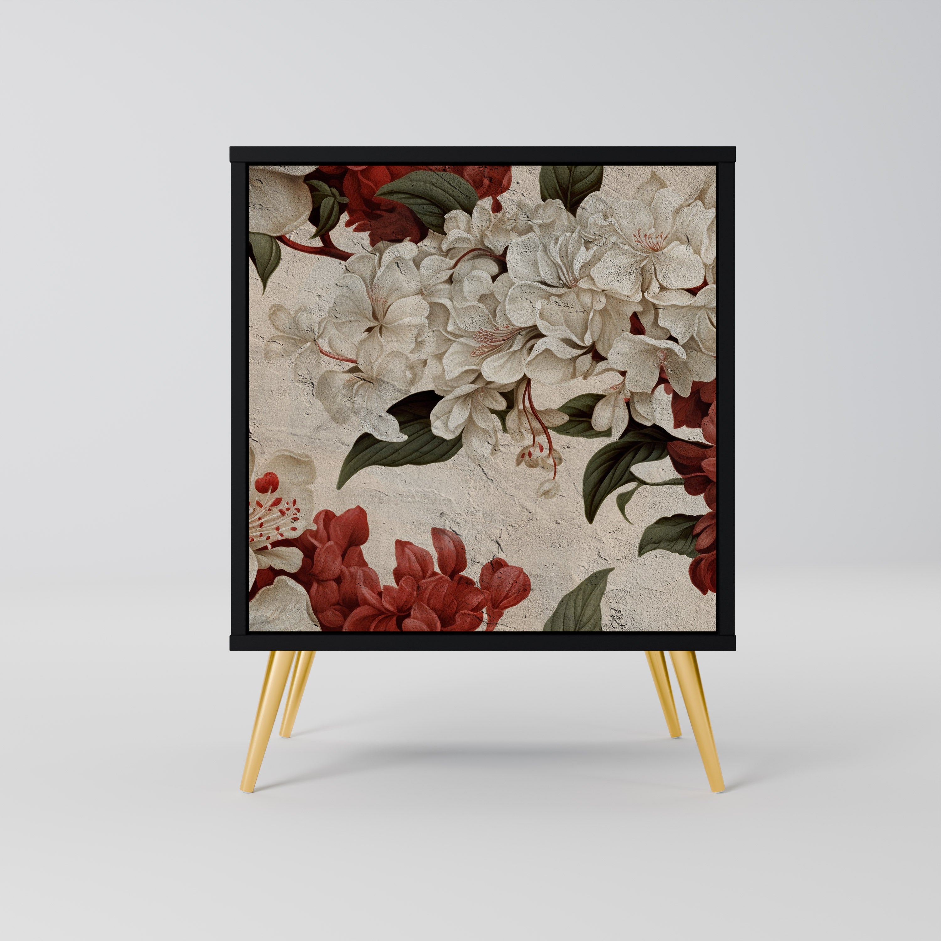 Aparador EPHEMERAL DAYS de 1 puerta en acabado negro