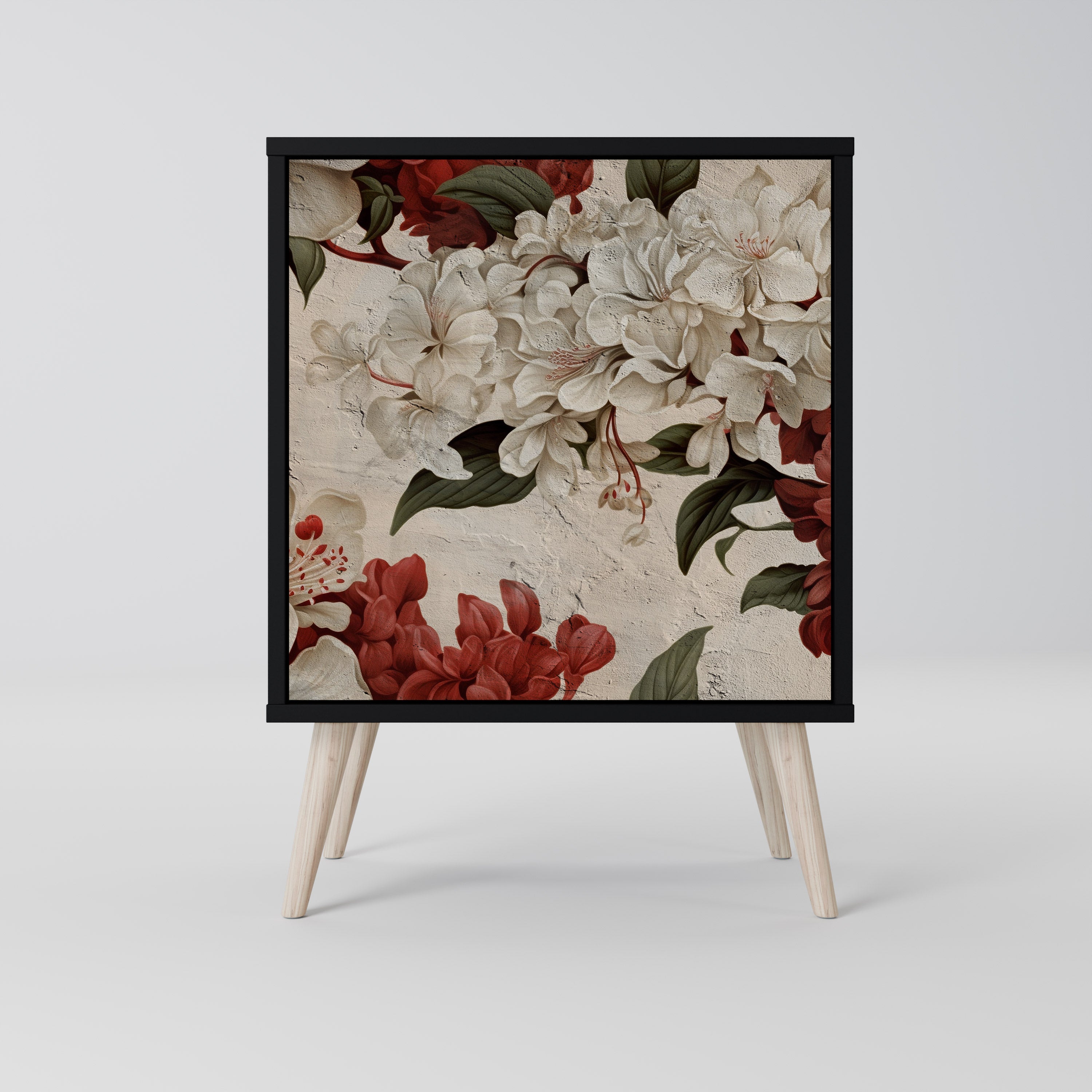 Aparador EPHEMERAL DAYS de 1 puerta en acabado negro