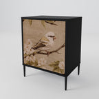 PETAL DISTINGUISH 1-Door Sideboard in Black Finish