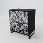 CHARCOAL SPROUT 1-Door Sideboard in Black Finish