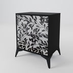 CHARCOAL SPROUT 1-Door Sideboard in Black Finish