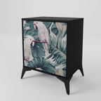 POPINJAY LOOK Aparador de 1 Puerta en Acabado Negro