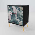 POPINJAY LOOK Aparador de 1 Puerta en Acabado Negro