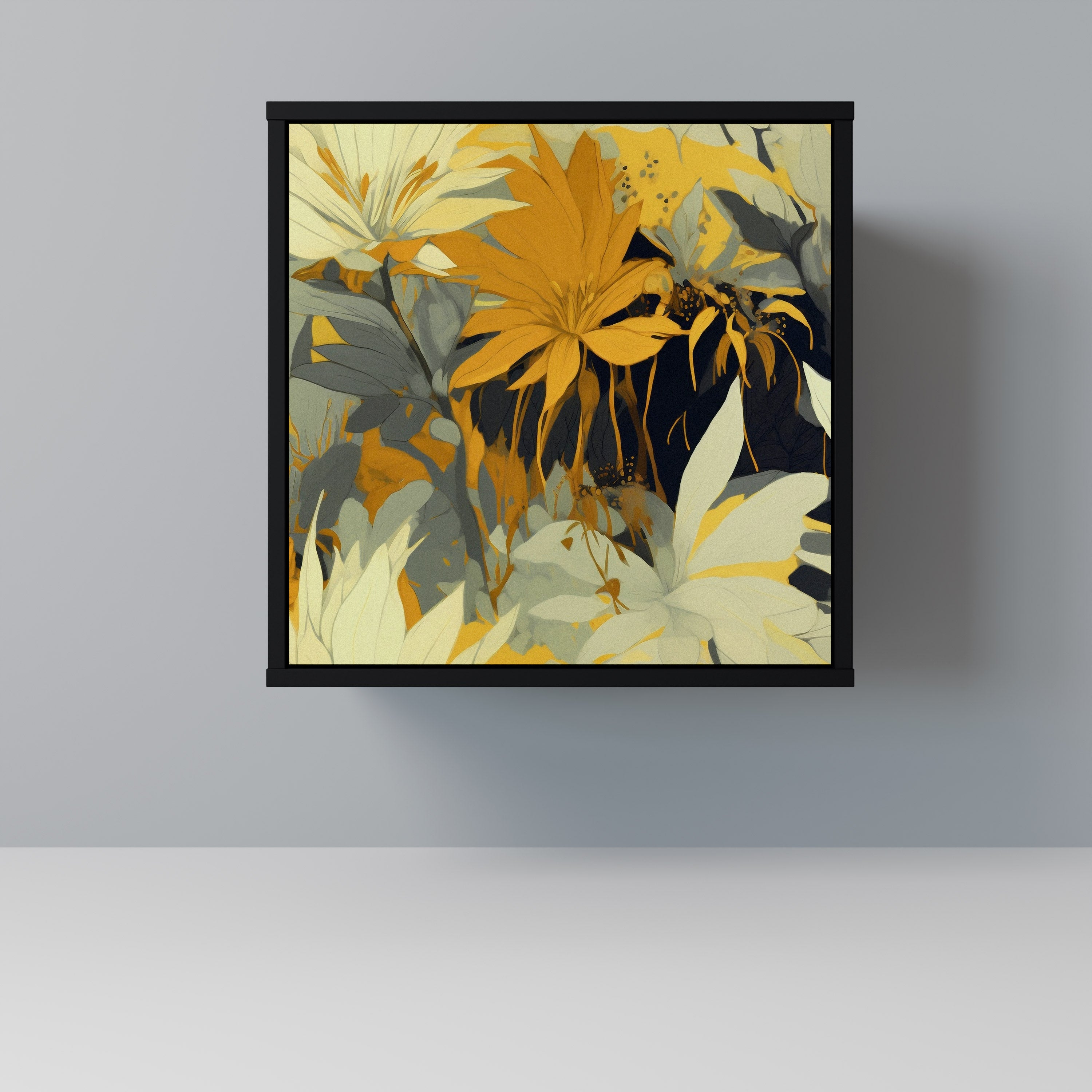 Aparador SUNKISSED LILY de 1 puerta en acabado negro