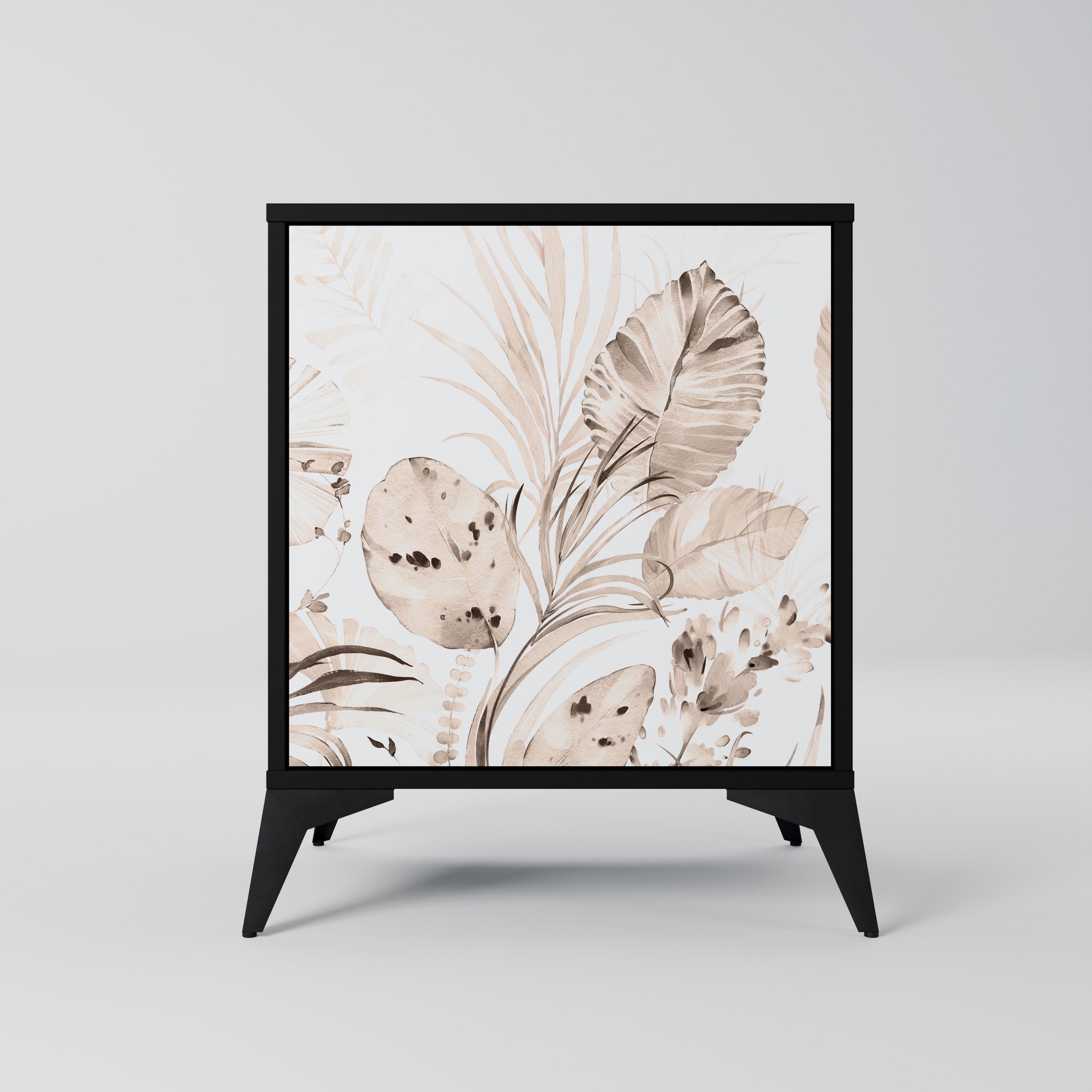 Aparador WILD TENDERNESS de 1 puerta en acabado negro