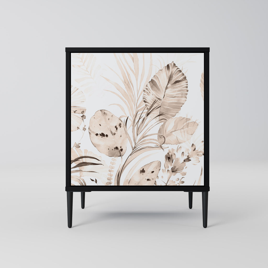 Aparador WILD TENDERNESS de 1 puerta en acabado negro