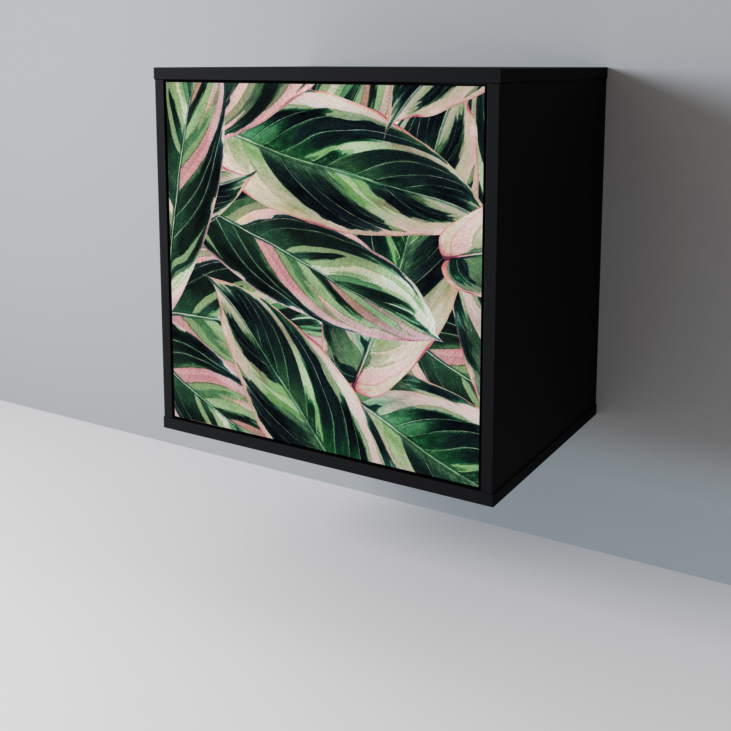 Aparador EERIE STROMANTHE de 1 puerta en acabado negro