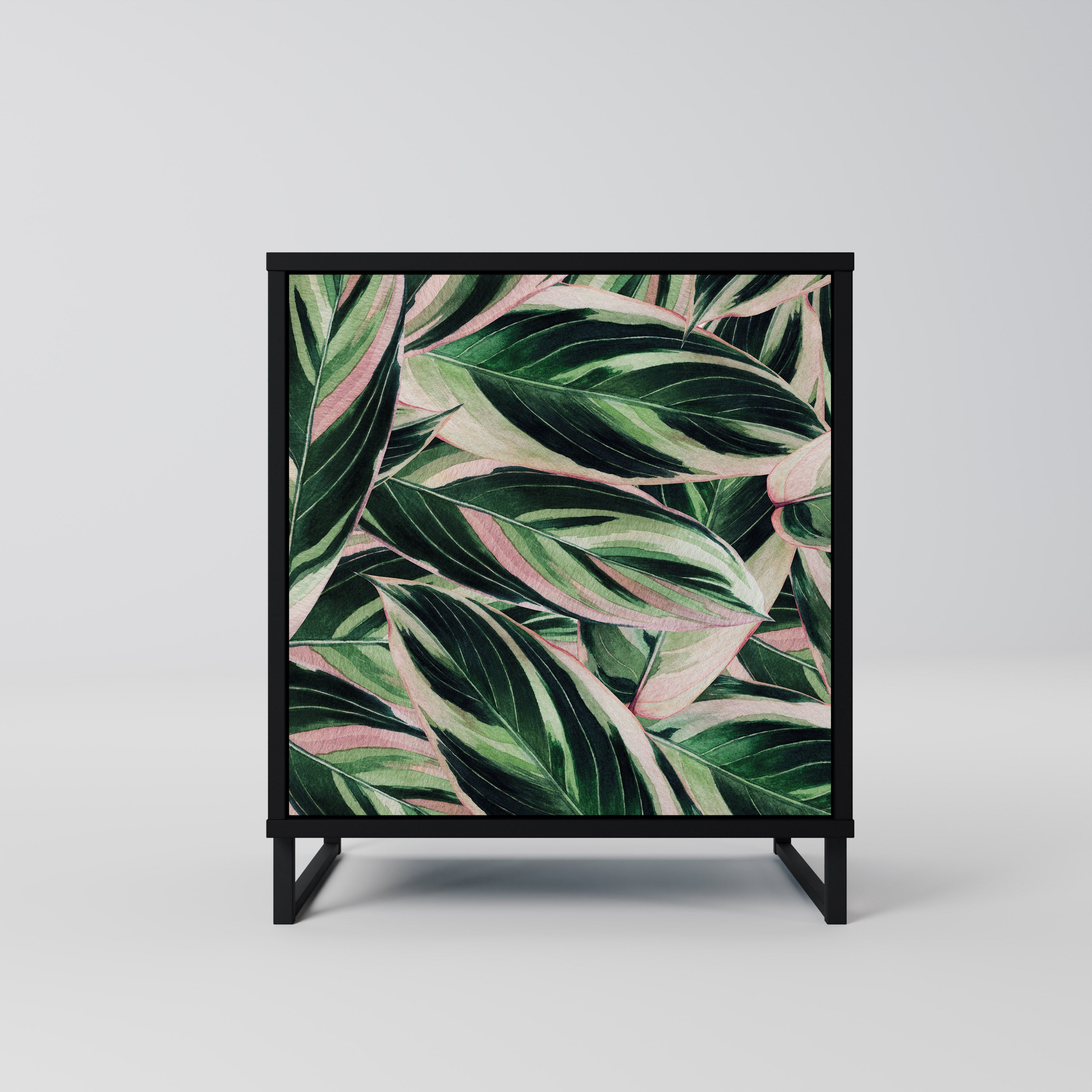 Aparador EERIE STROMANTHE de 1 puerta en acabado negro