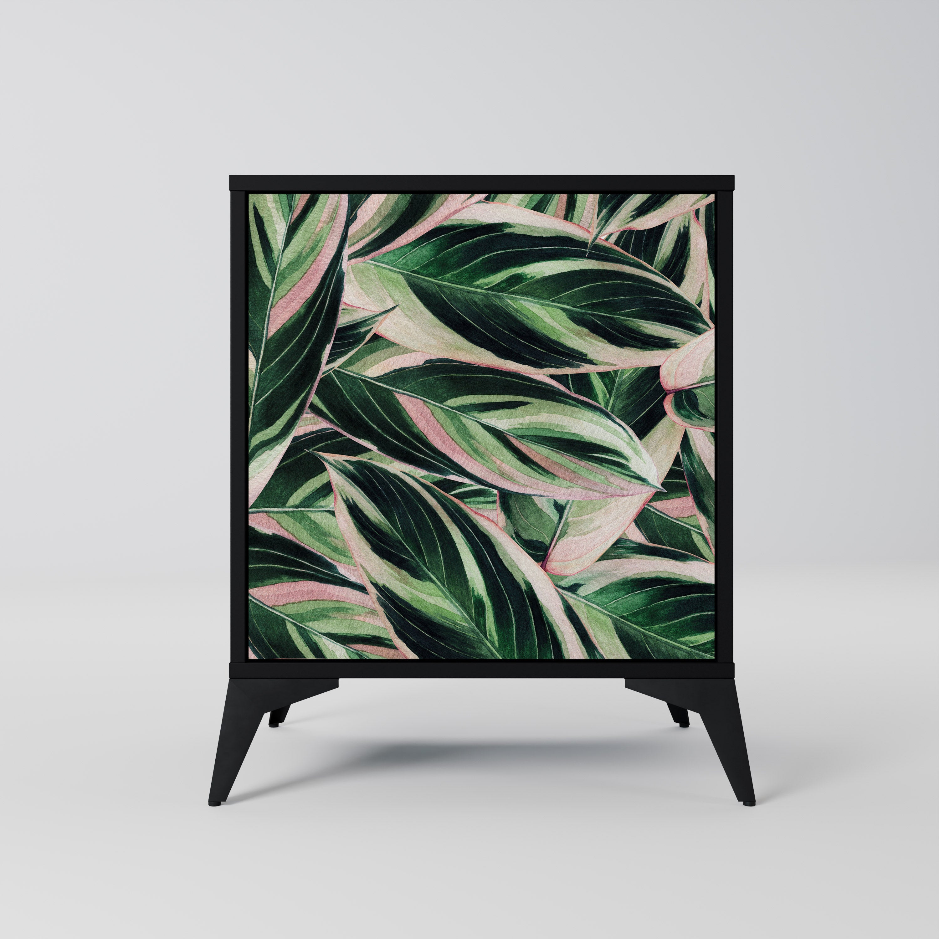 Aparador EERIE STROMANTHE de 1 puerta en acabado negro