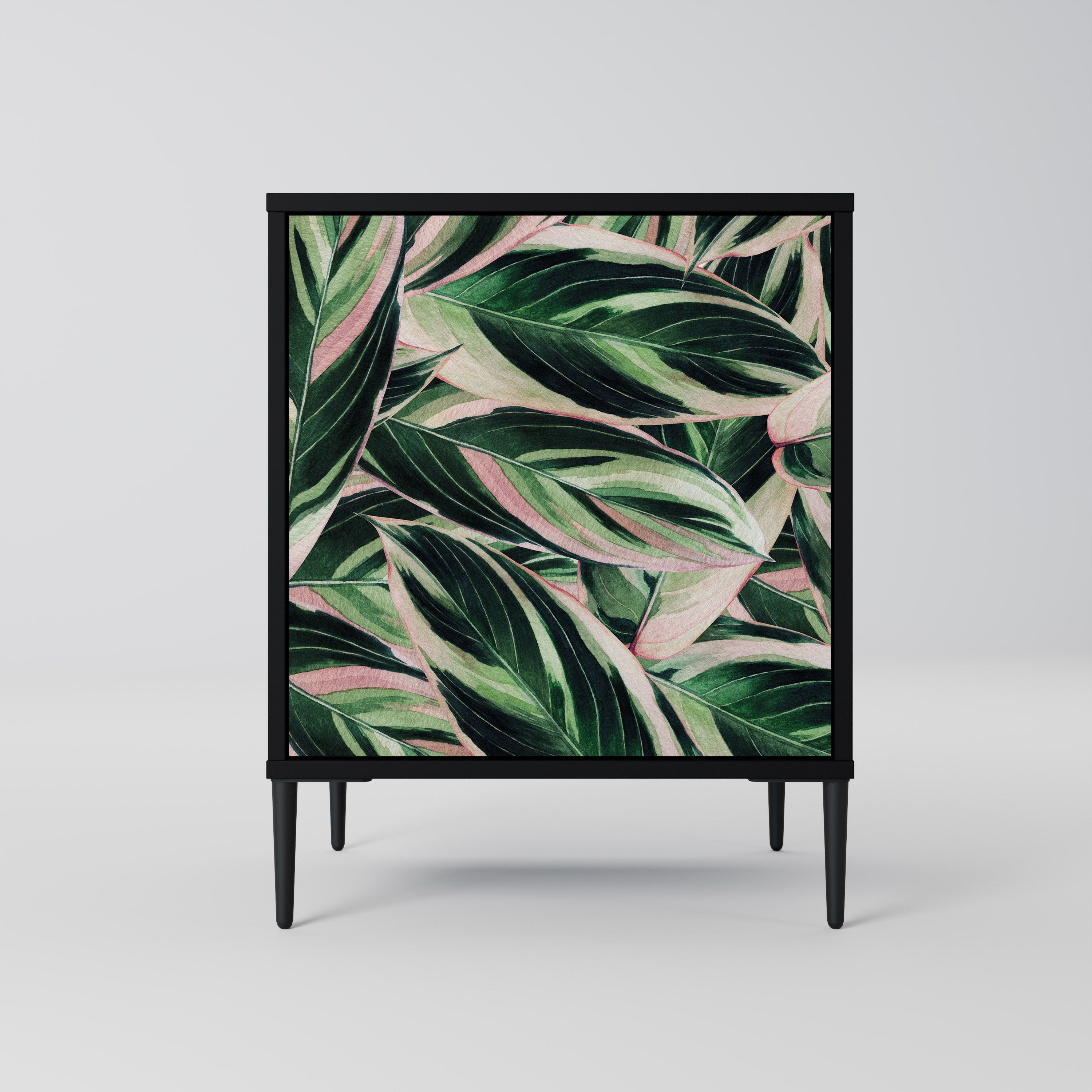 Aparador EERIE STROMANTHE de 1 puerta en acabado negro