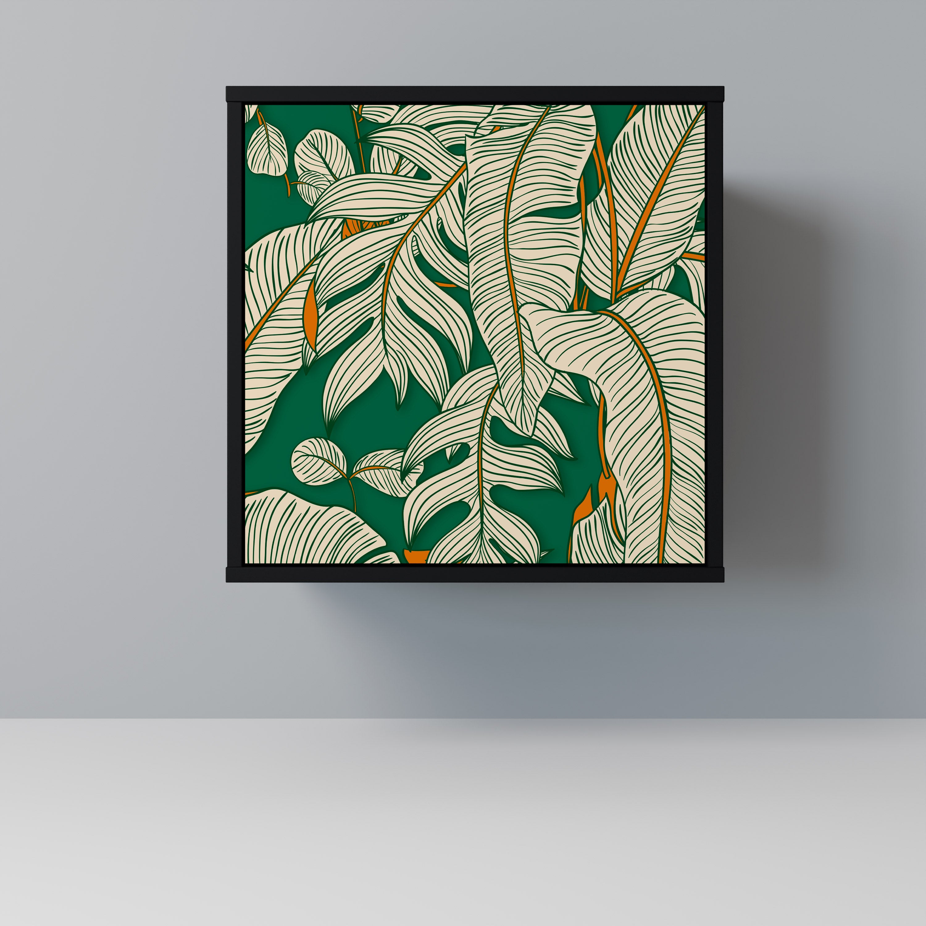 Aparador VERDANT PLEASURES de 1 puerta en acabado negro