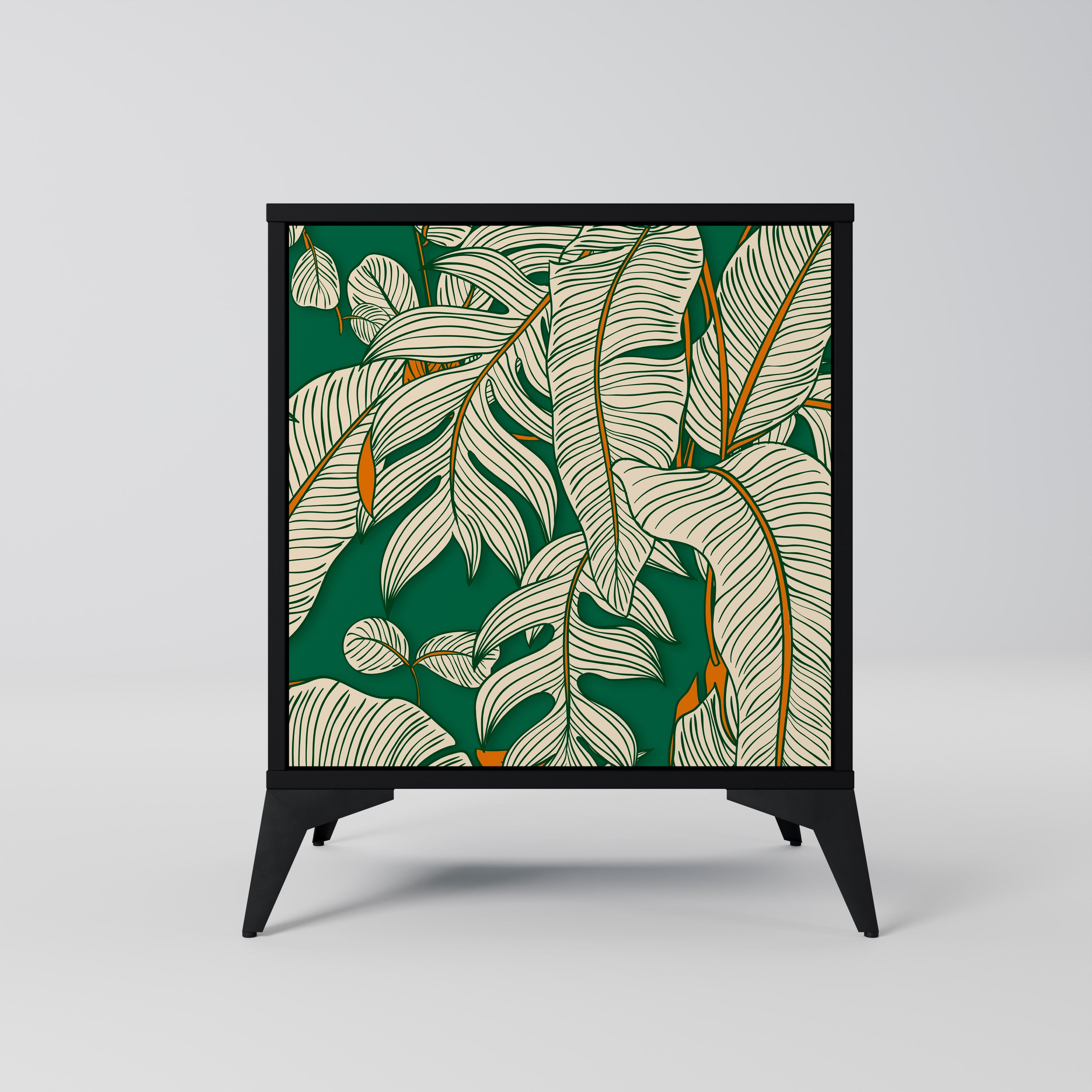 Aparador VERDANT PLEASURES de 1 puerta en acabado negro