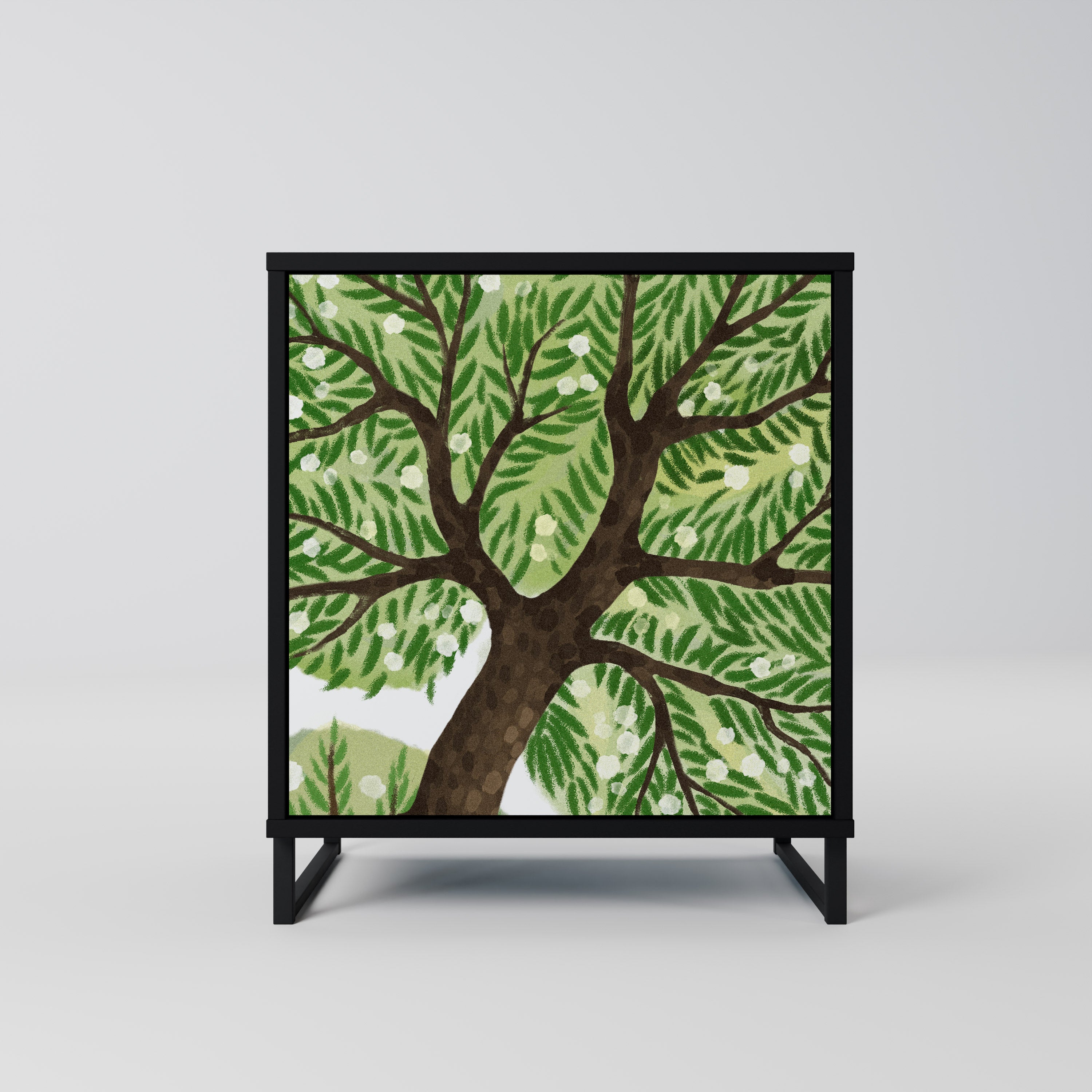 Aparador WILDERNESS DASH de 1 puerta en acabado negro