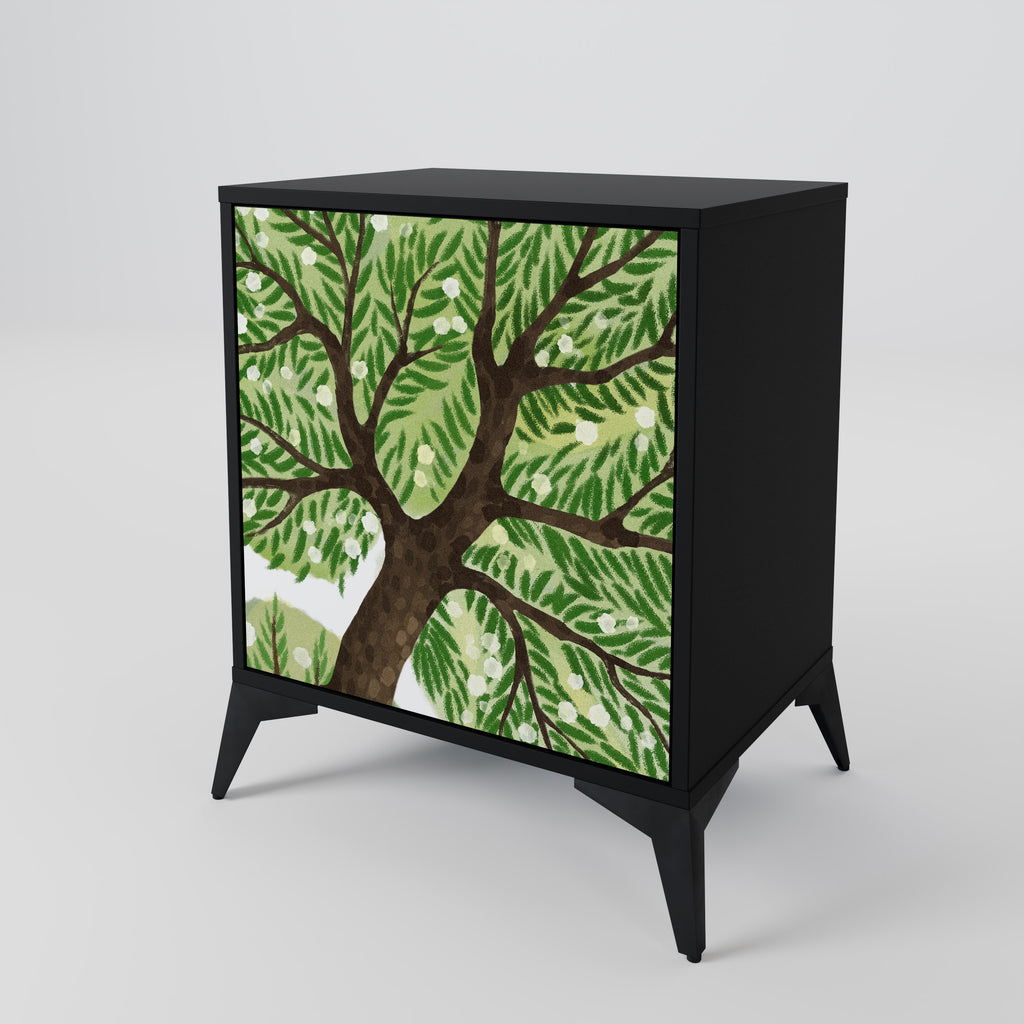 Aparador WILDERNESS DASH de 1 puerta en acabado negro