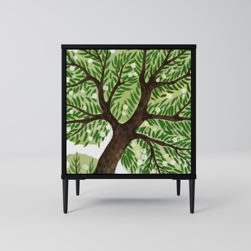 Aparador WILDERNESS DASH de 1 puerta en acabado negro