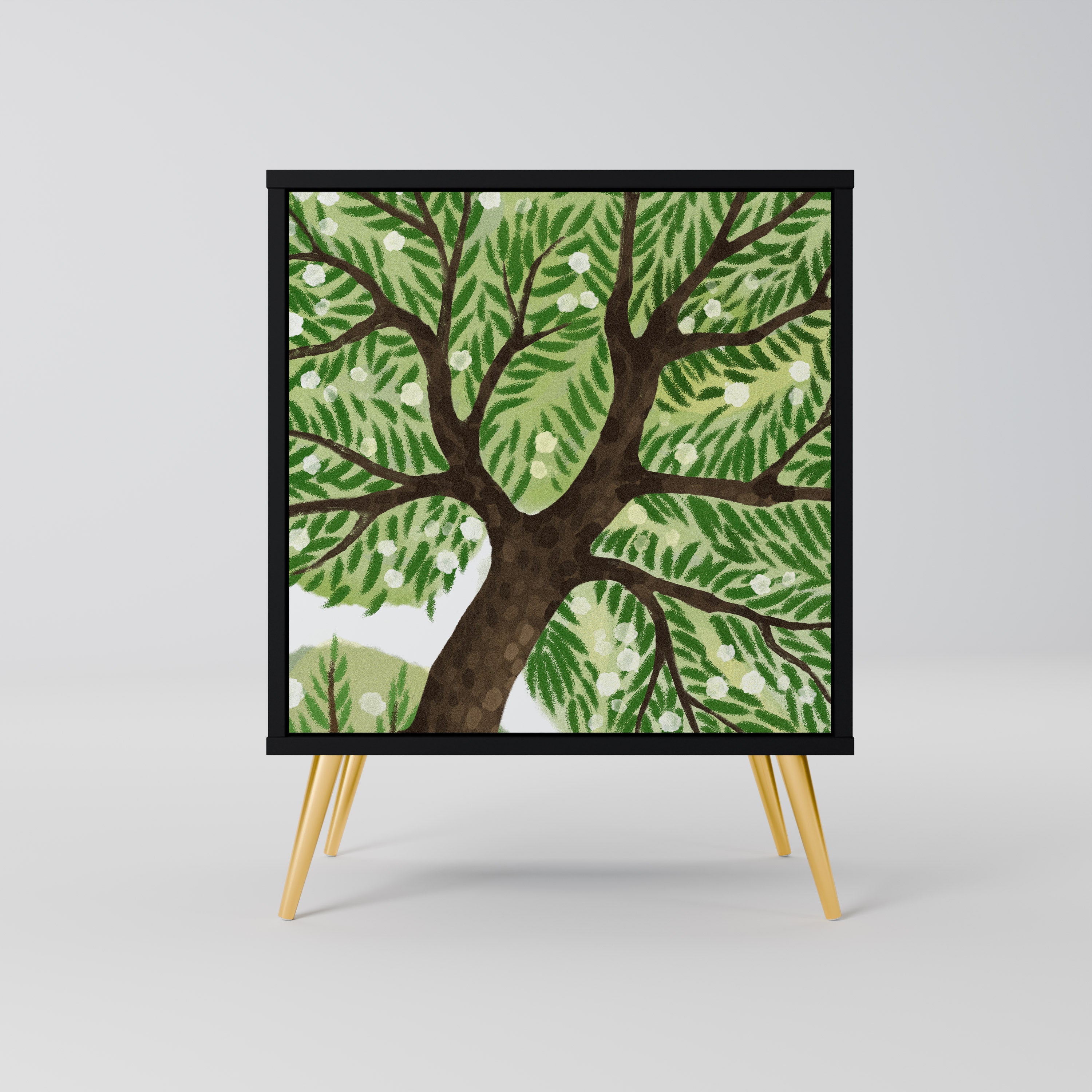 Aparador WILDERNESS DASH de 1 puerta en acabado negro