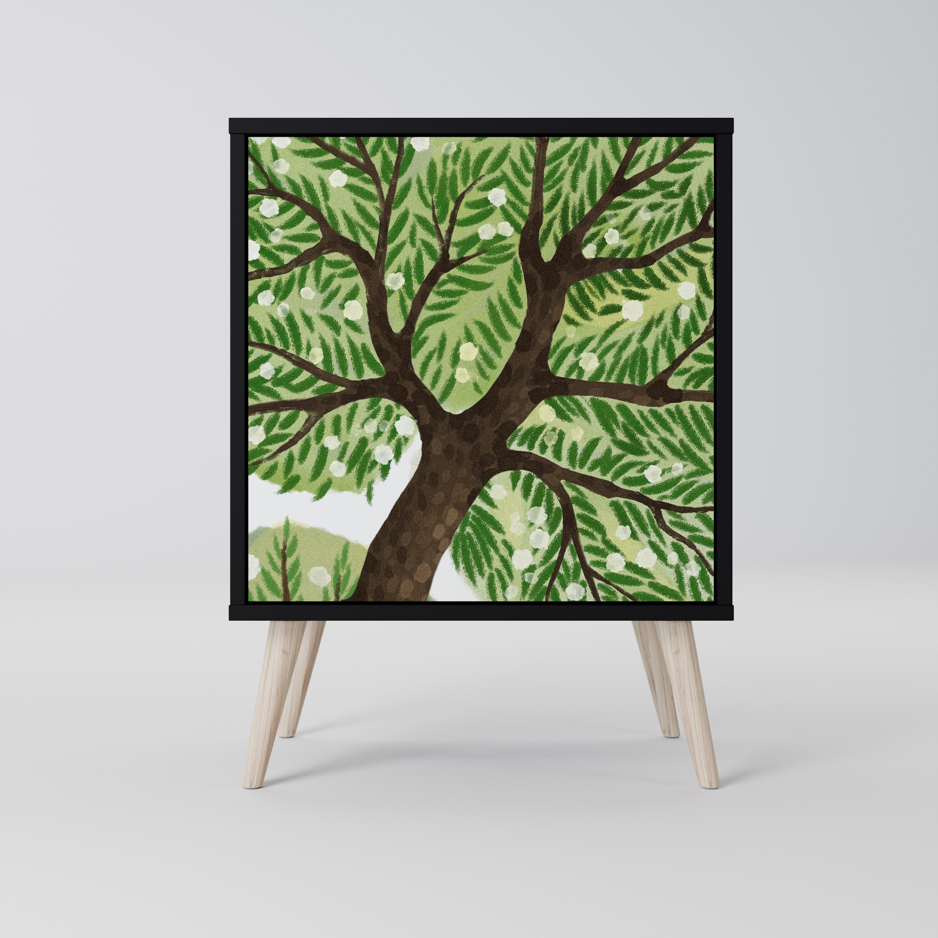 Aparador WILDERNESS DASH de 1 puerta en acabado negro