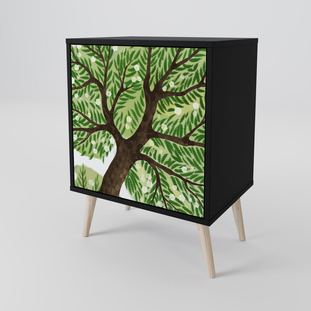 Aparador WILDERNESS DASH de 1 puerta en acabado negro