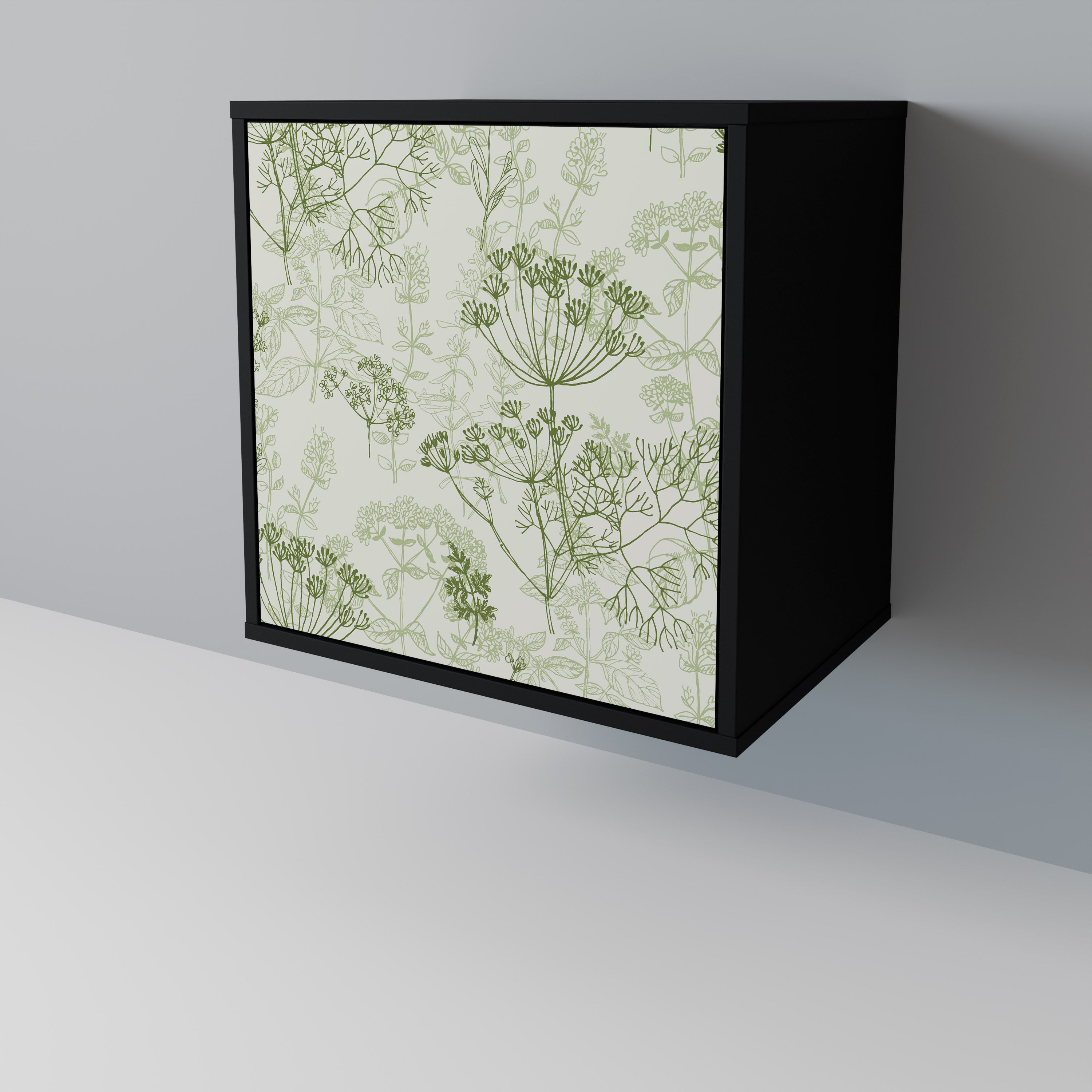 Aparador FENNEL BALDACHIN de 1 puerta en acabado negro