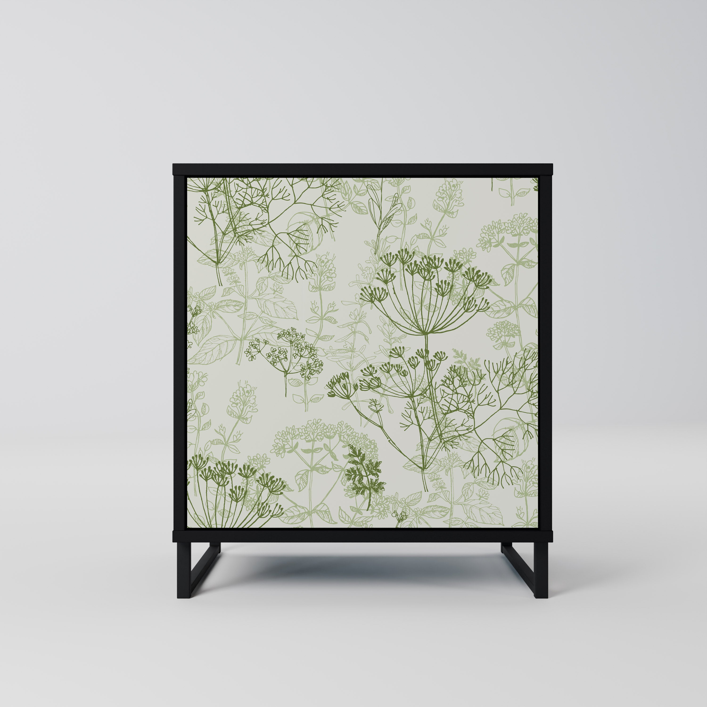 Aparador FENNEL BALDACHIN de 1 puerta en acabado negro