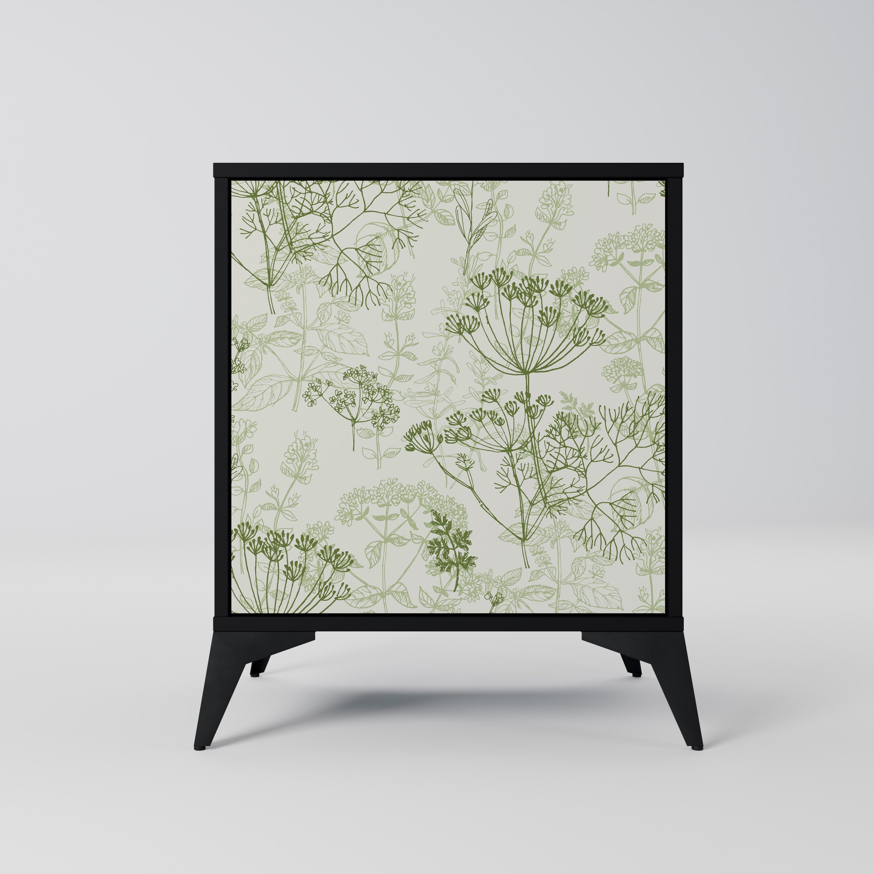 Aparador FENNEL BALDACHIN de 1 puerta en acabado negro