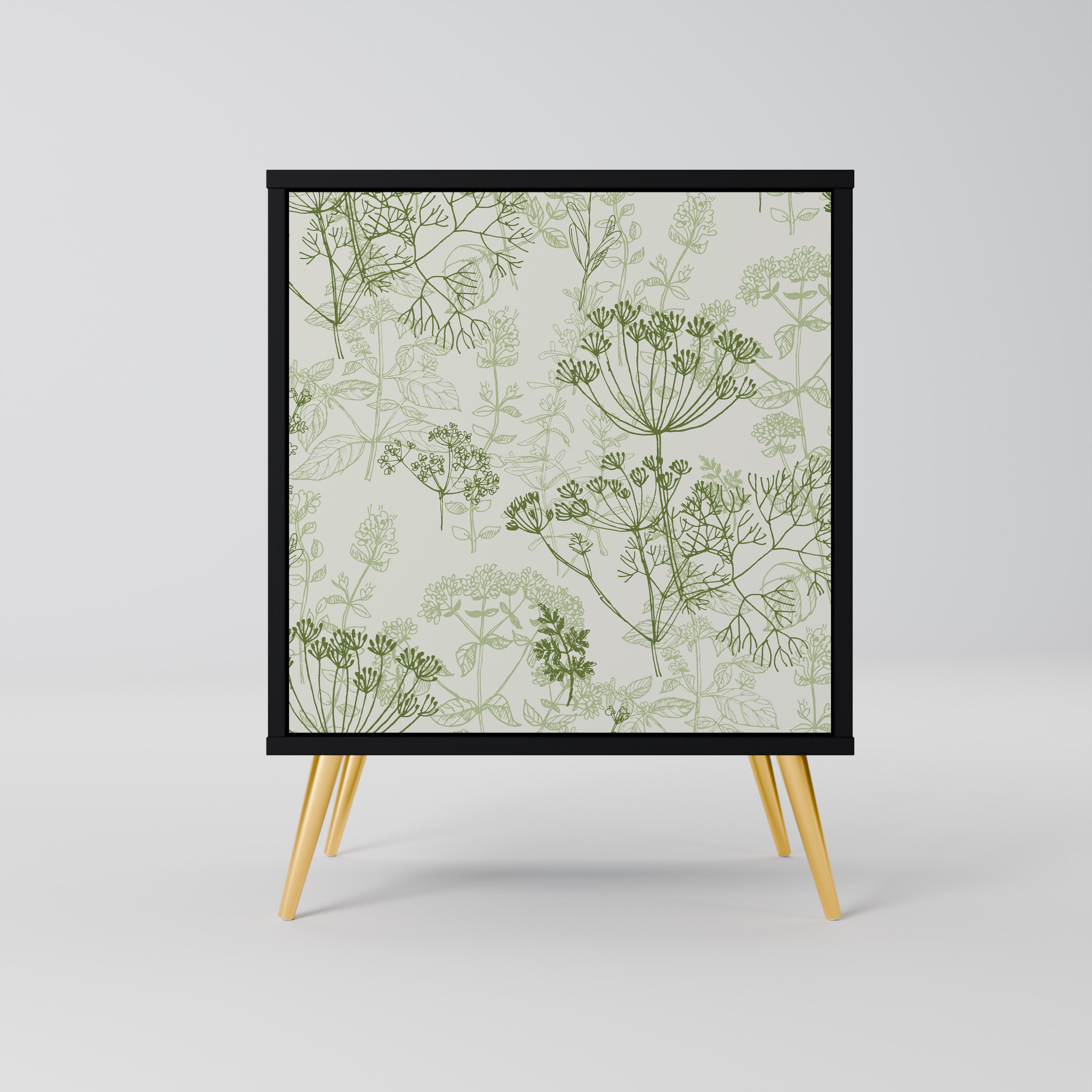 Aparador FENNEL BALDACHIN de 1 puerta en acabado negro