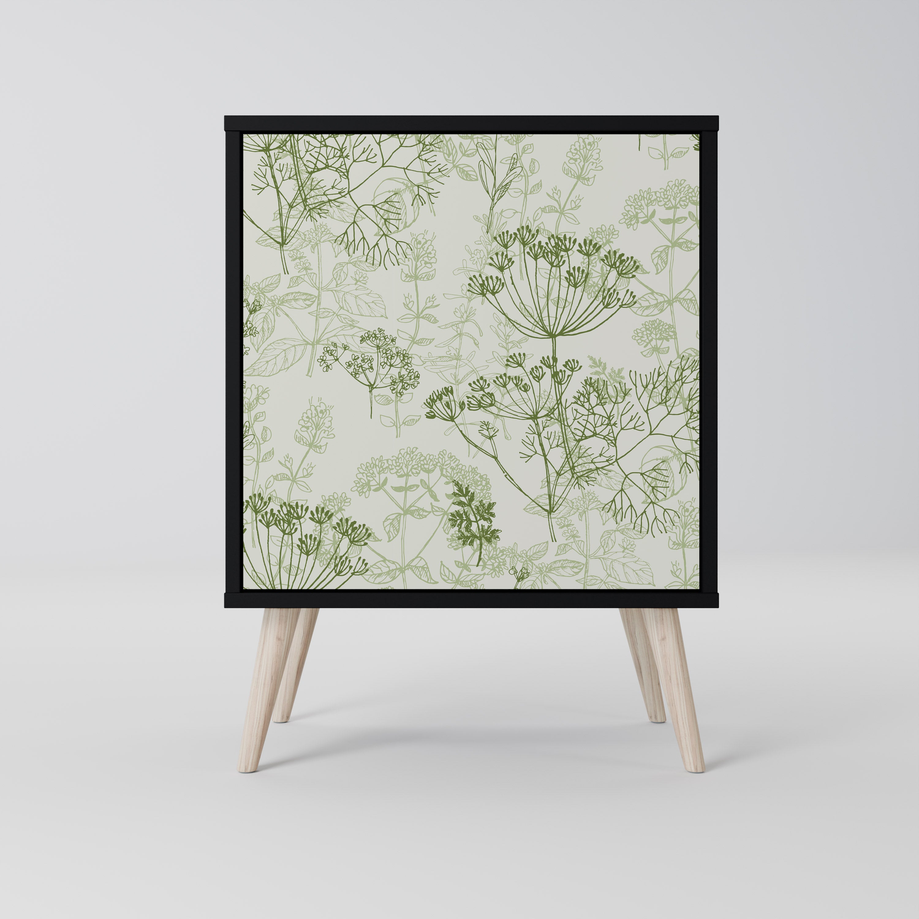 Aparador FENNEL BALDACHIN de 1 puerta en acabado negro