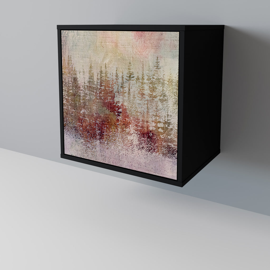 Aparador VEILED SUMMIT de 1 puerta en acabado negro