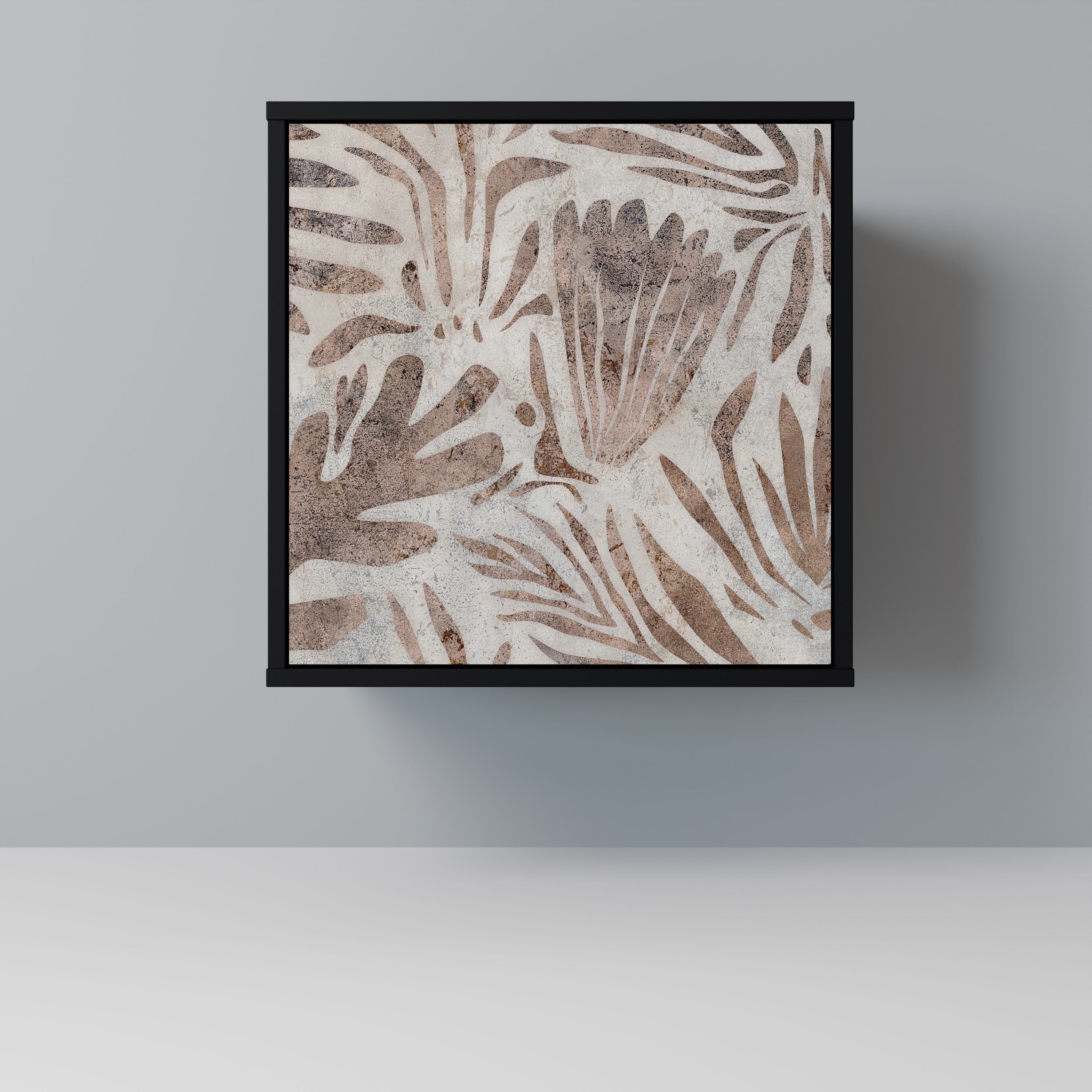 Aparador PASSING TIME de 1 puerta en acabado negro