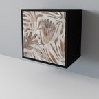 PASSING TIME 1-Door Sideboard in Black Finish