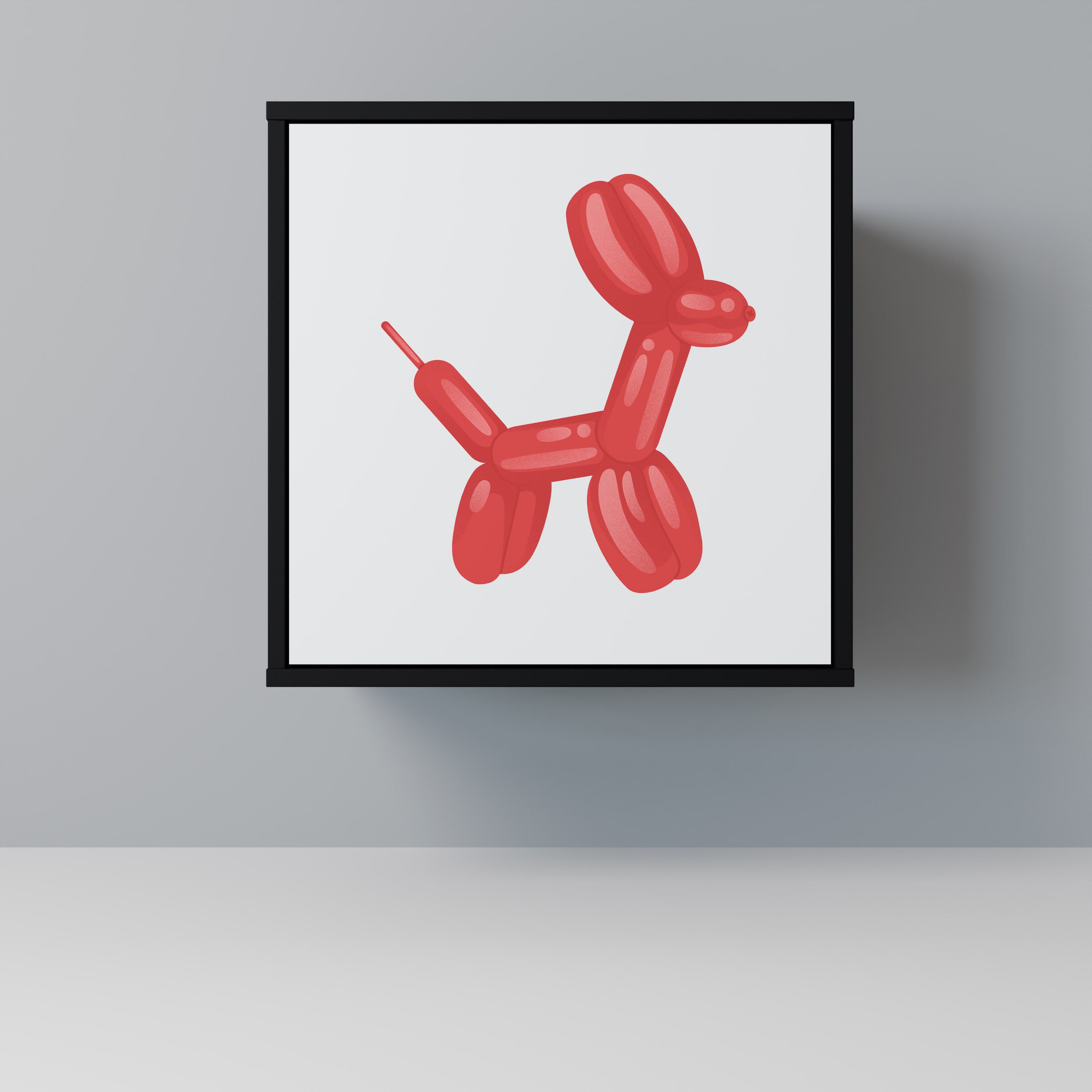 Aparador de 1 puerta CHILDHOOD MEMORY con acabado en negro