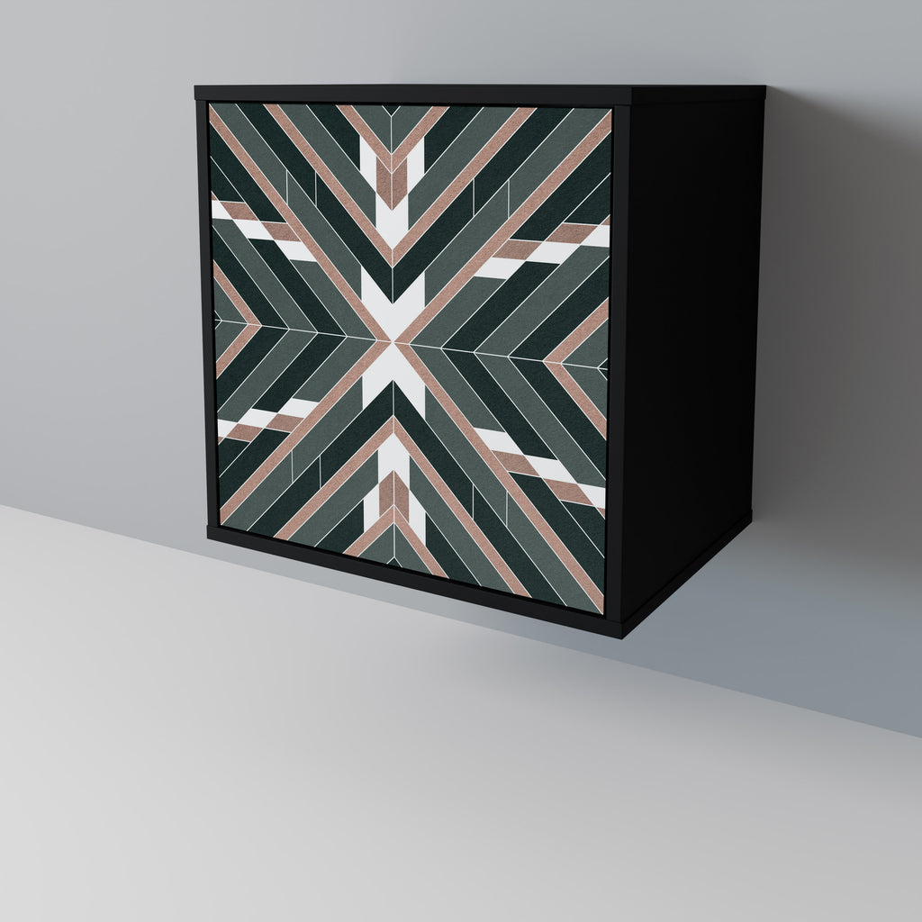 Aparador DIMENSION DELIGHTS de 1 puerta en acabado negro