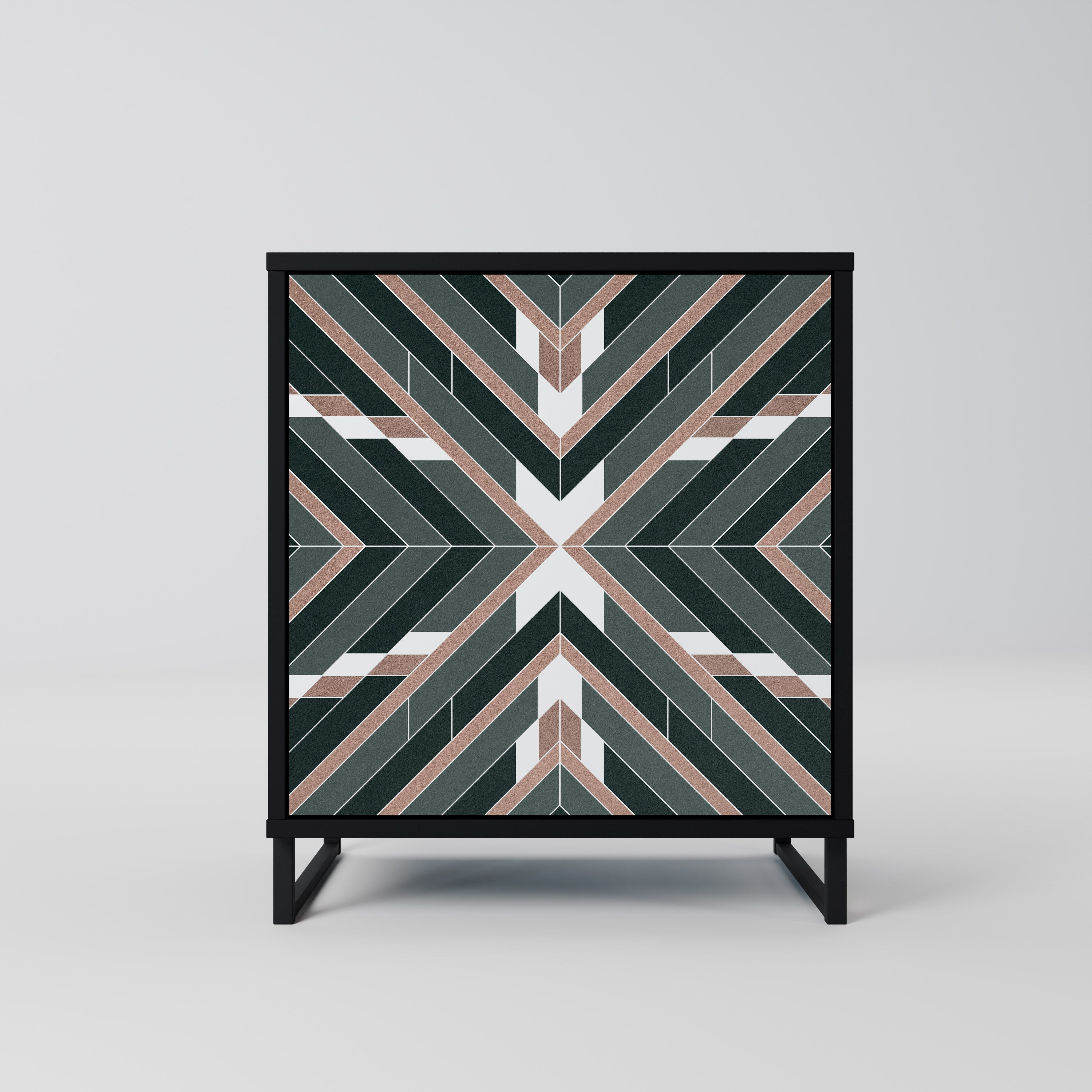 Aparador DIMENSION DELIGHTS de 1 puerta en acabado negro