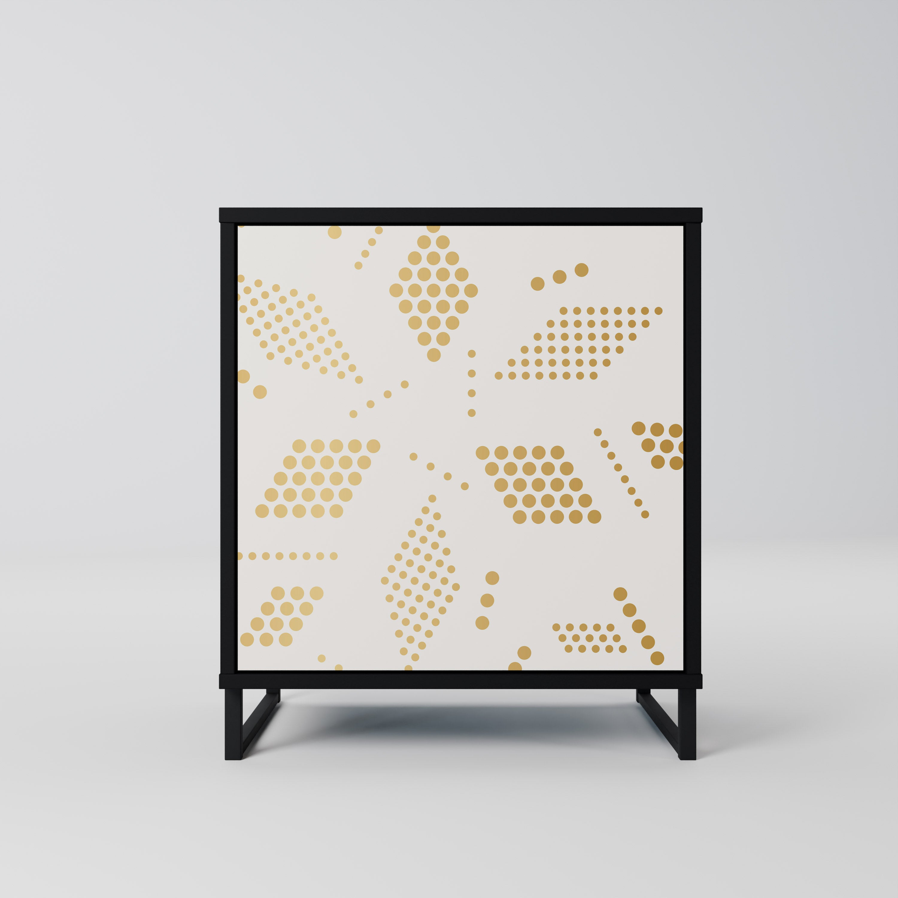 Aparador SPOTTED DAZE de 1 puerta en acabado negro