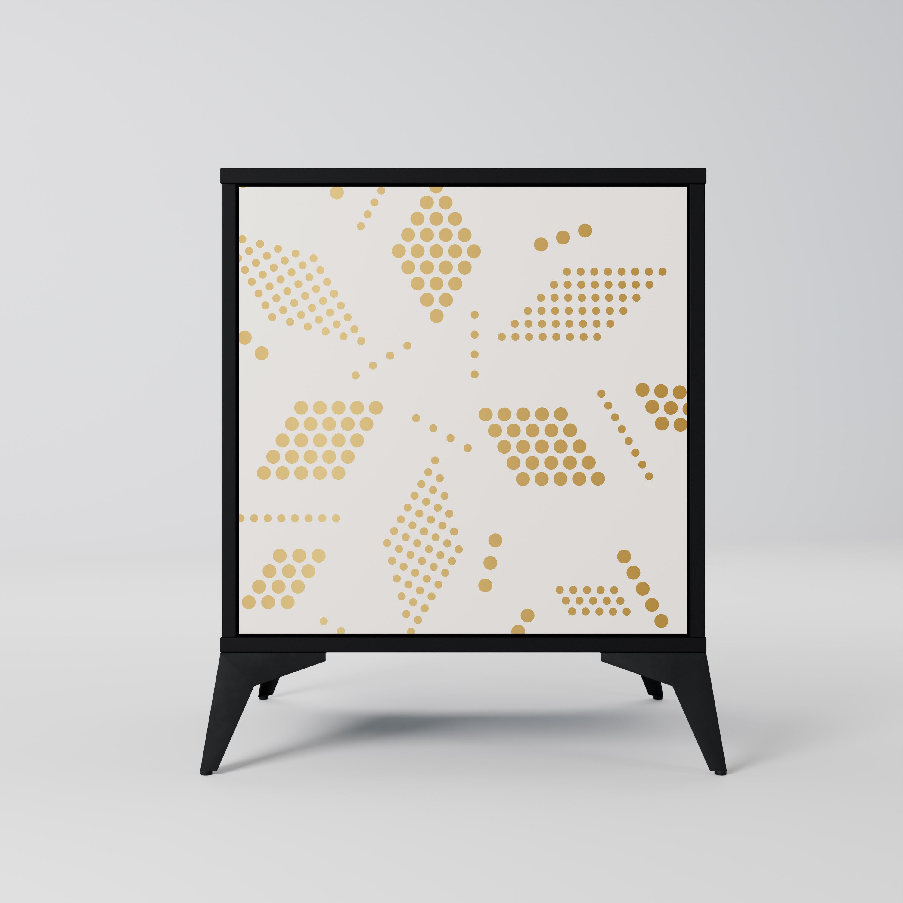 Aparador SPOTTED DAZE de 1 puerta en acabado negro