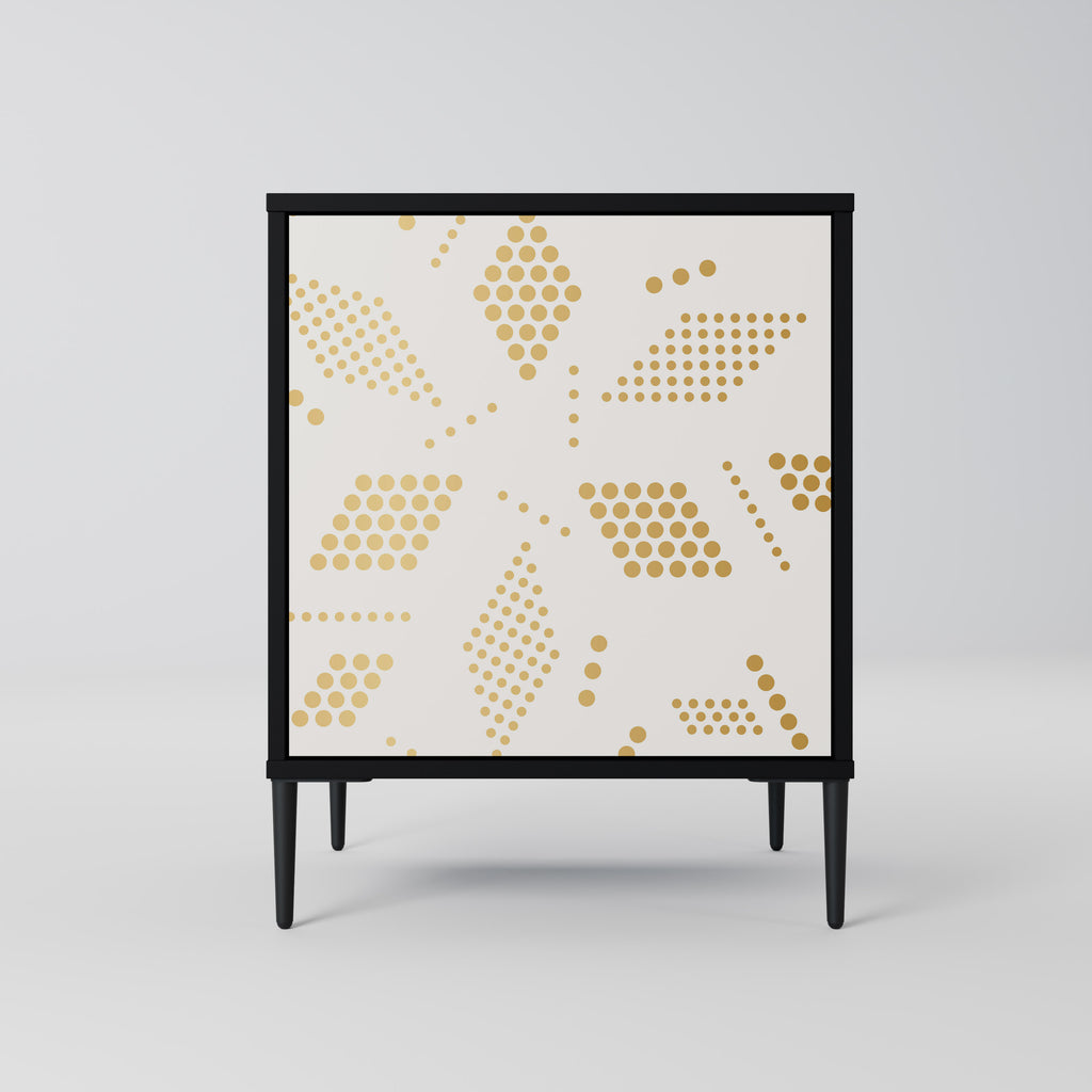 Aparador SPOTTED DAZE de 1 puerta en acabado negro