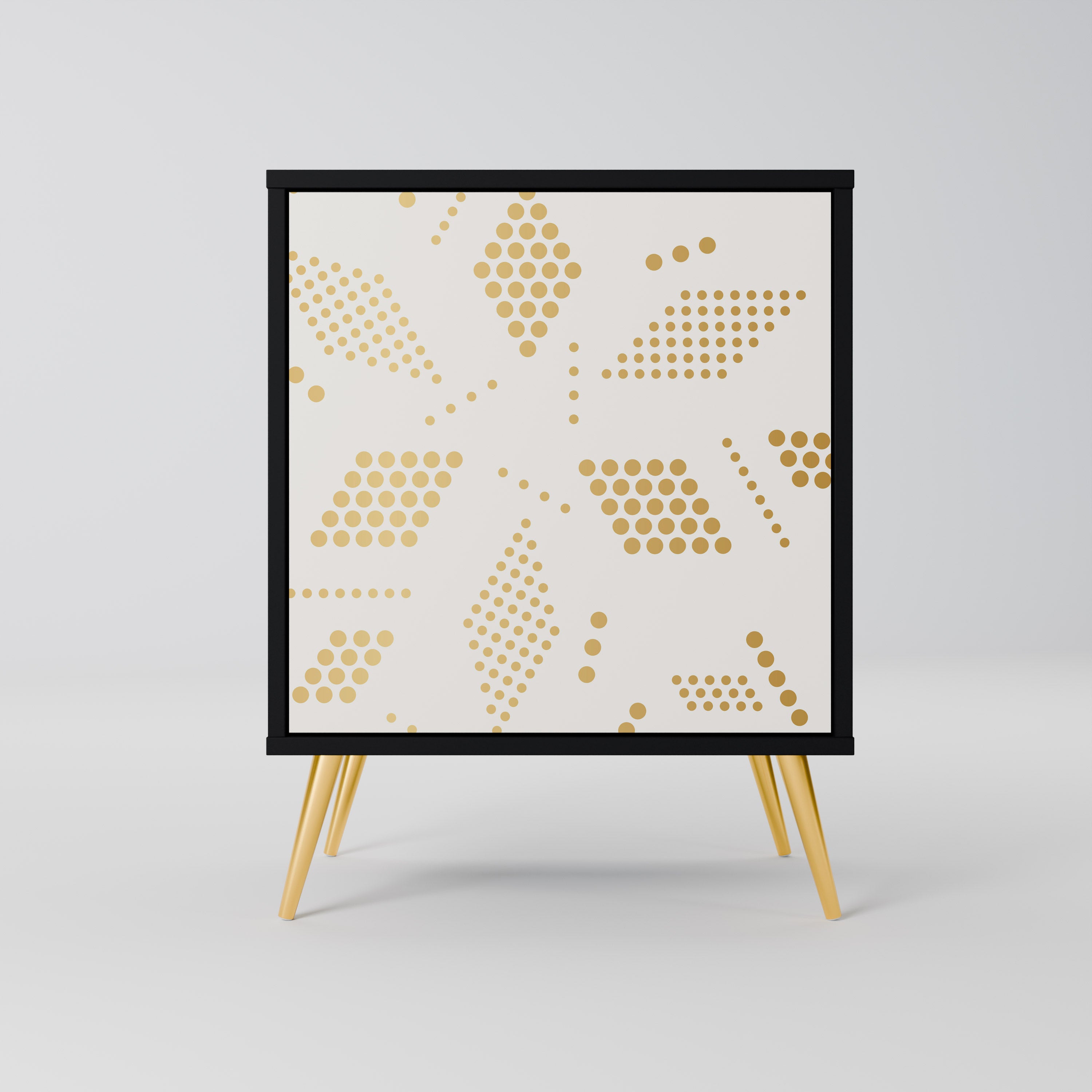 Aparador SPOTTED DAZE de 1 puerta en acabado negro