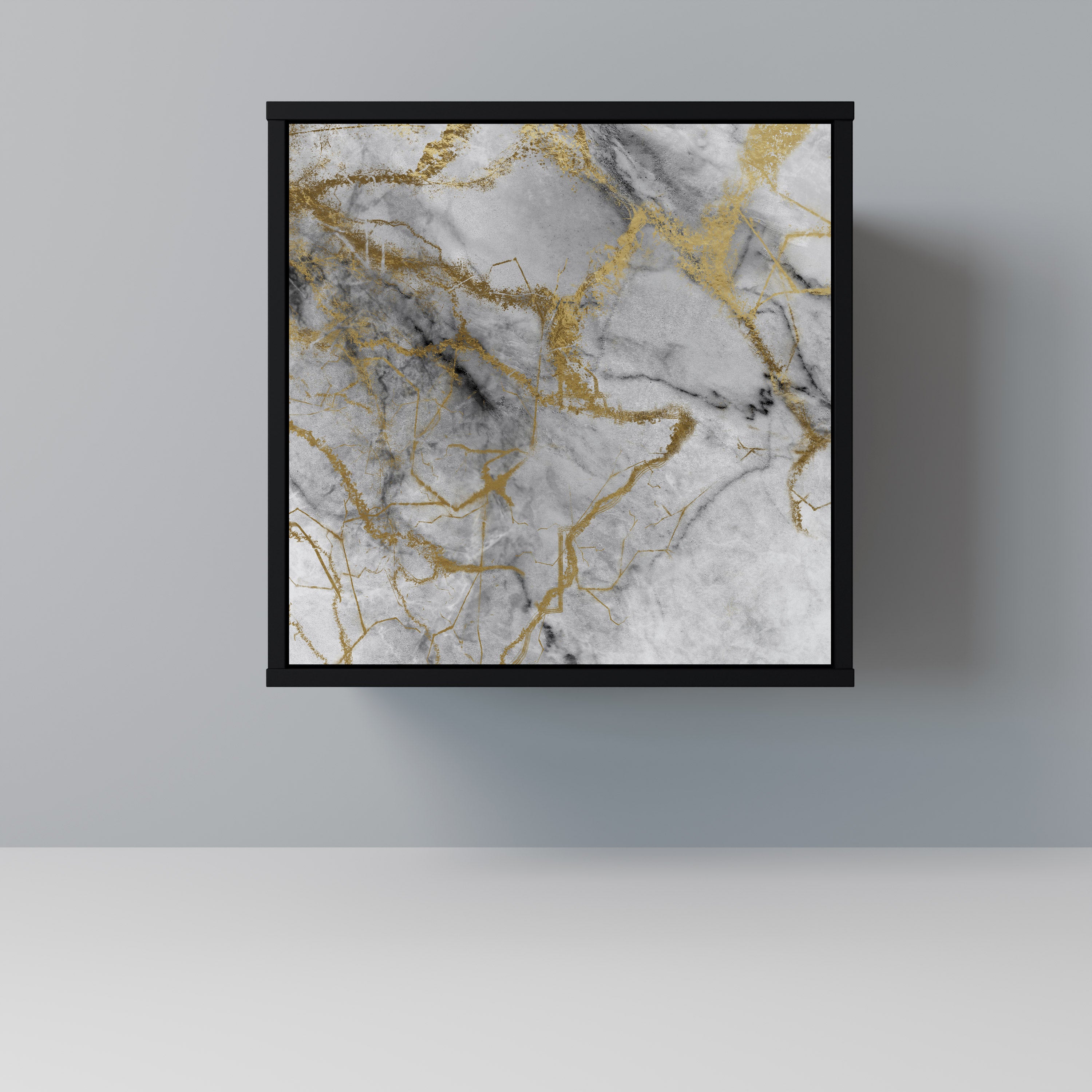 Aparador TIMELESS GLIDE de 1 puerta en acabado negro