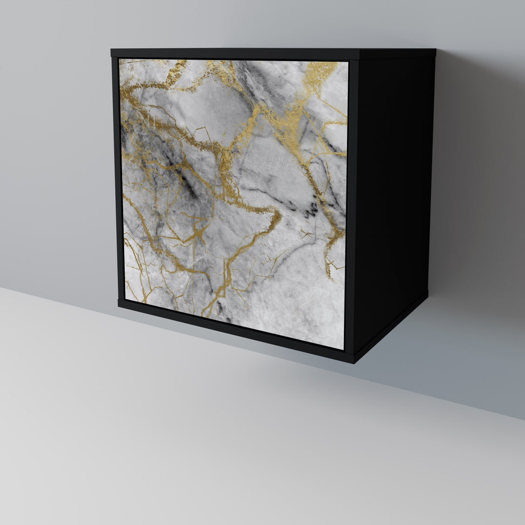 Aparador TIMELESS GLIDE de 1 puerta en acabado negro