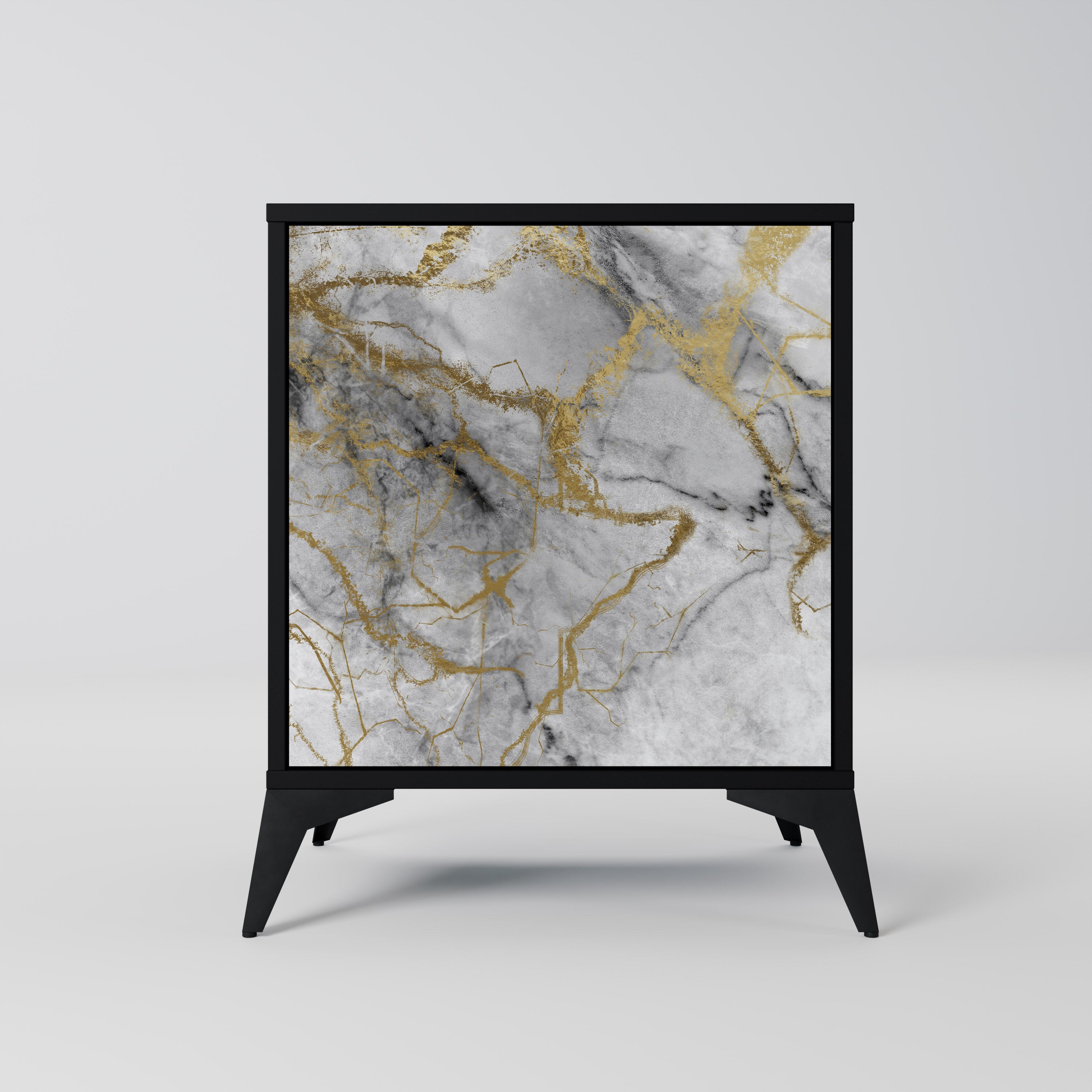 Aparador TIMELESS GLIDE de 1 puerta en acabado negro