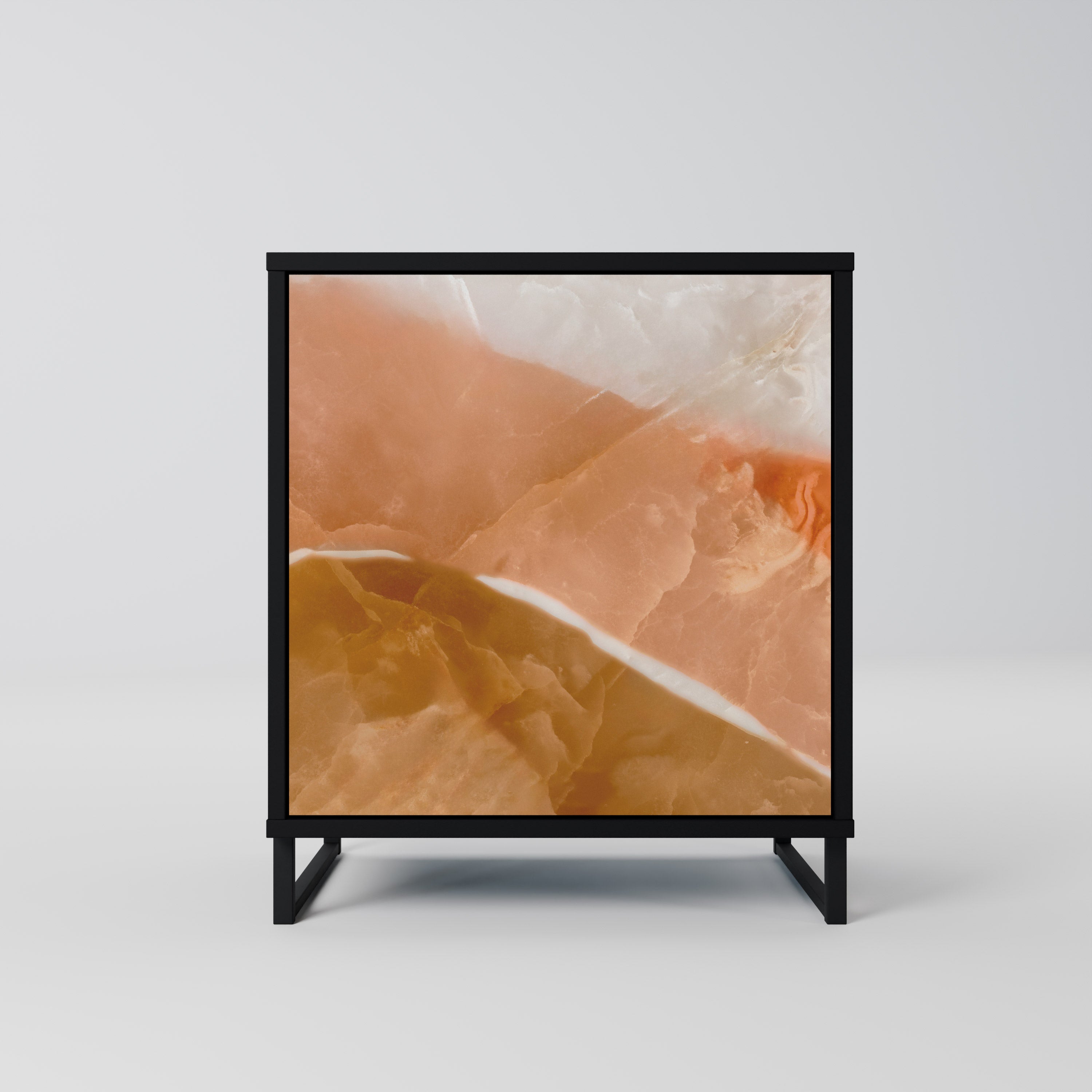 Aparador SANDHILLS SPLENDOUR de 1 puerta en acabado negro