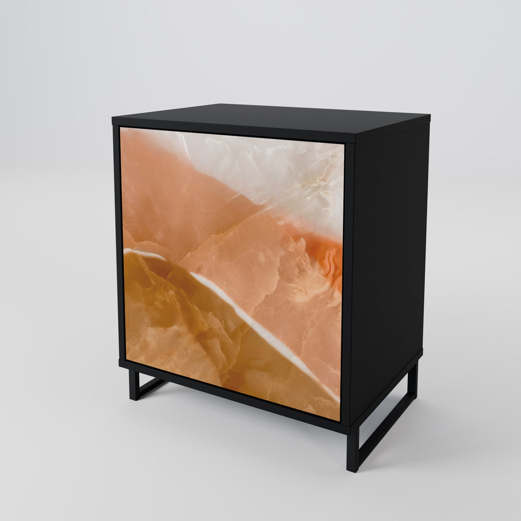 Aparador SANDHILLS SPLENDOUR de 1 puerta en acabado negro